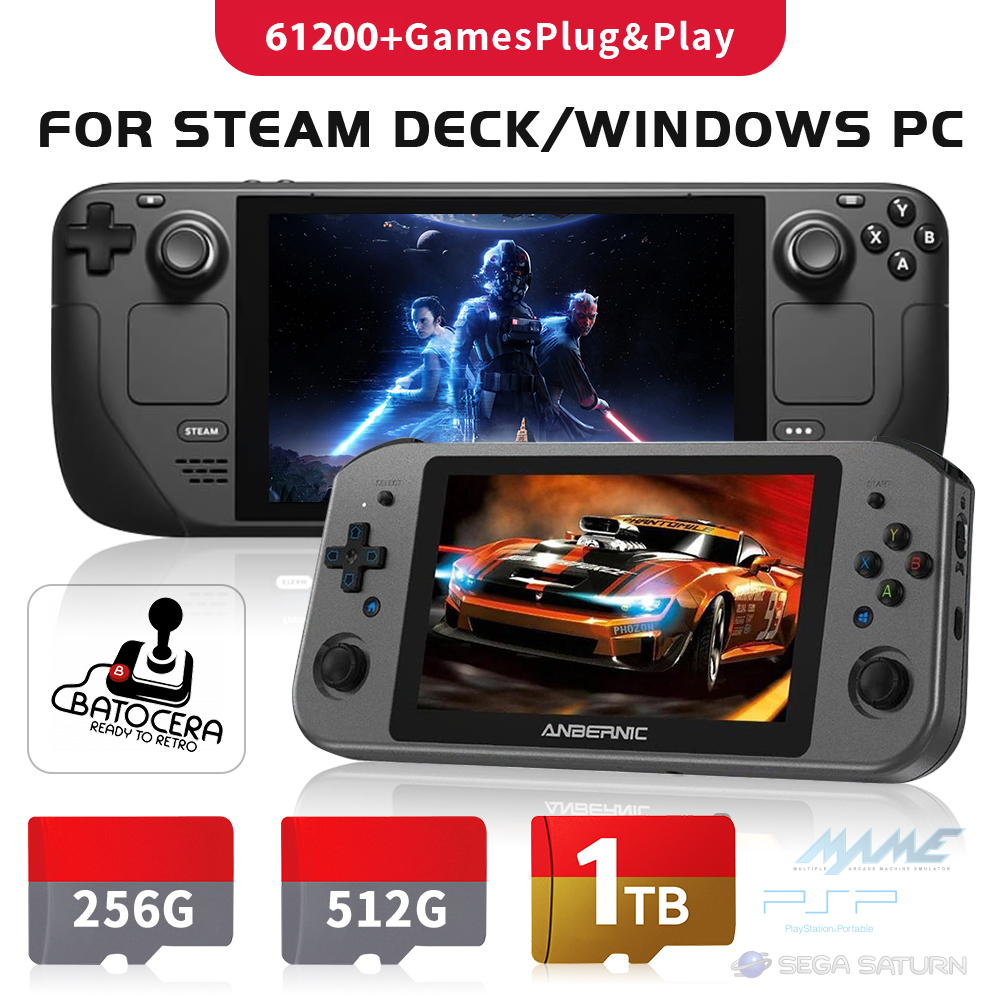 Board Game Steam - 1TB Latest Batocera 39 OS TF