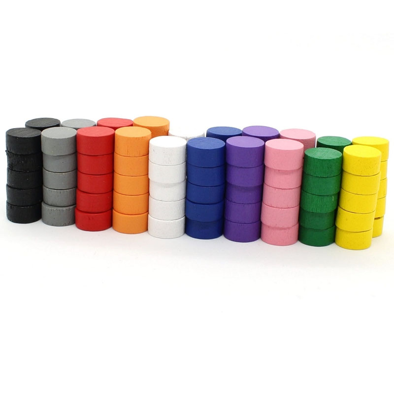 Board Game Bang - 10MM Game Discs token 10/50/100/200/500PCS Wooden