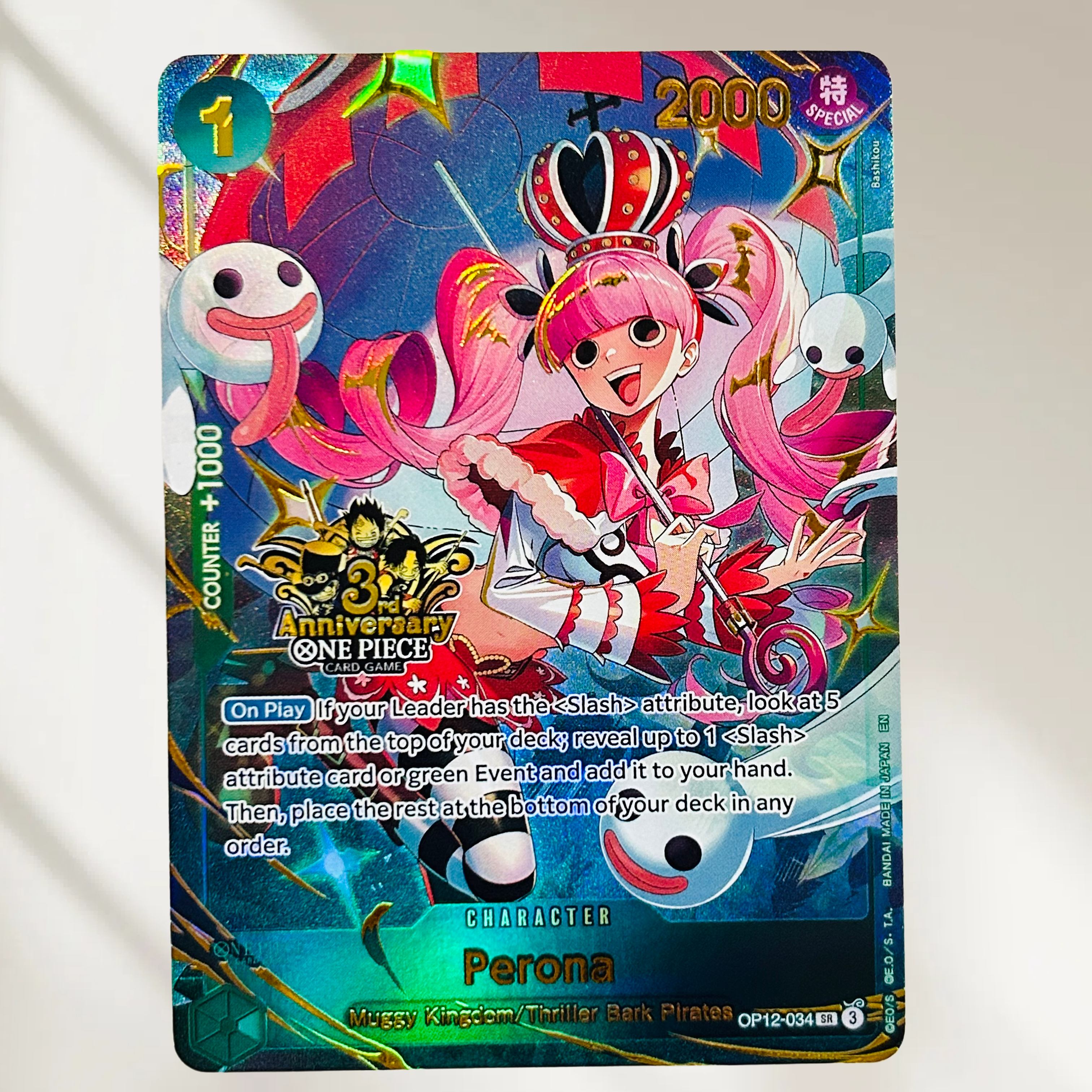 Board Game Anime - DIY One Piece Perona OP12-034 3