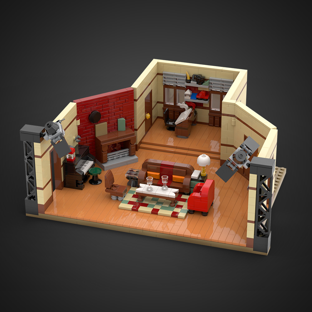 Board Game Jumanji - MOC HIMYM Ted's Apartment Building Blocks