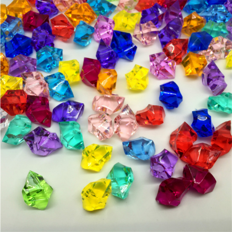 Board Game Bang - 100PCS/Lot 14*11mm Acrylic Crystal Diamond Pawn