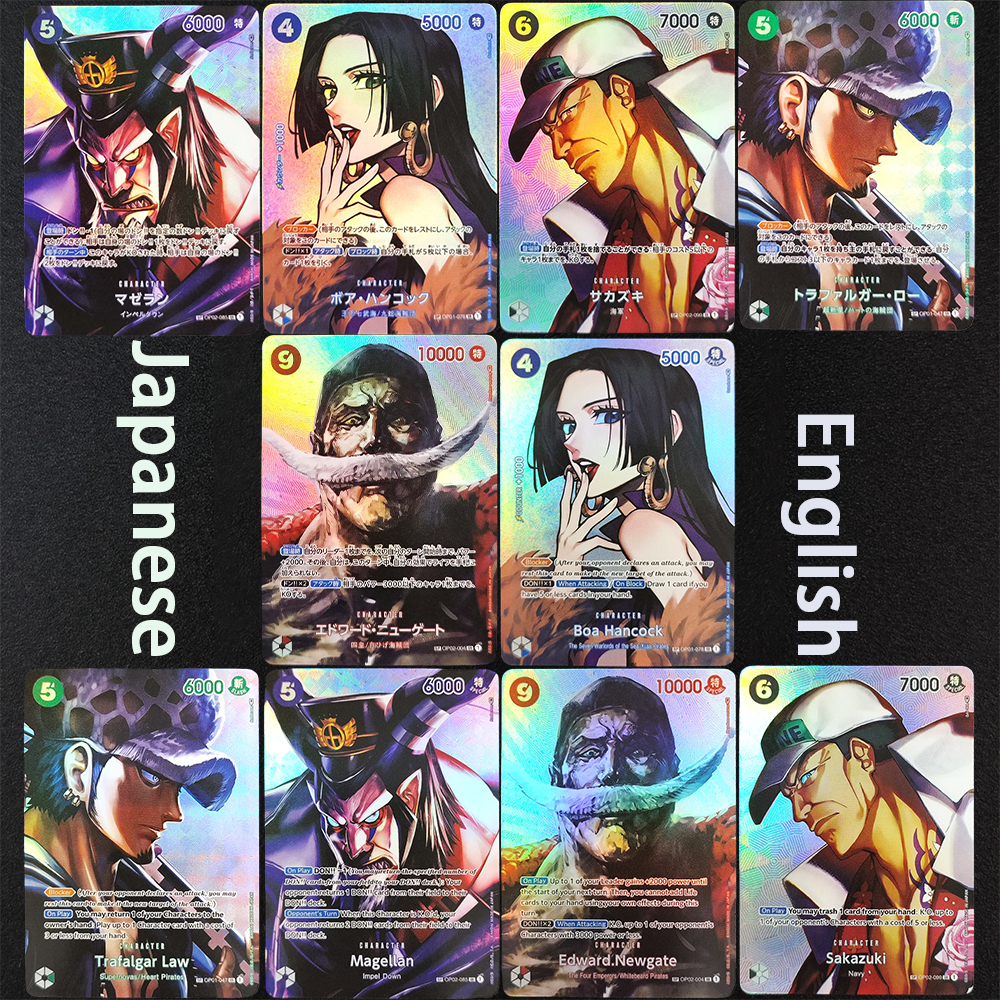 Board Game English - DIY One Piece OPCG Japanese/English OP04