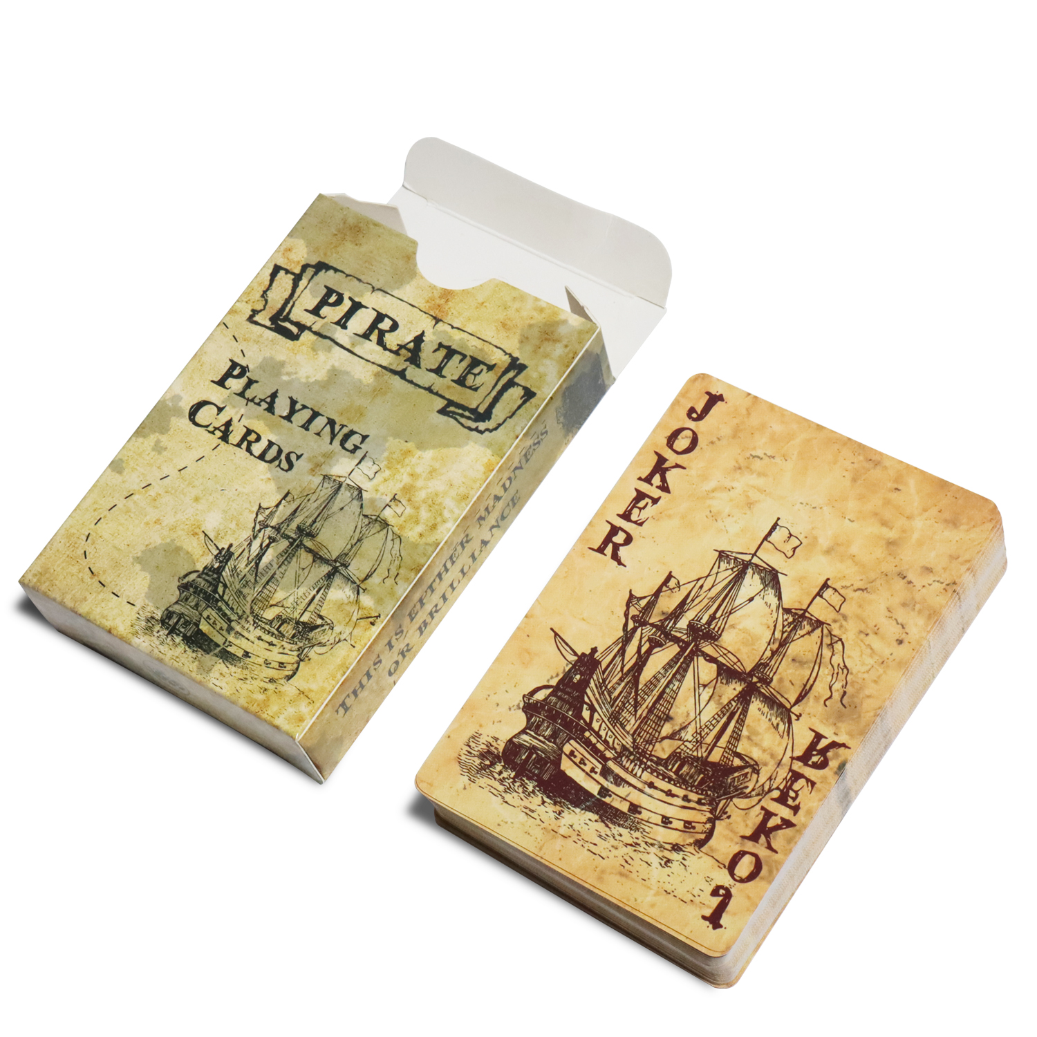 Board Game Pirates - Pirate King Playing Cards Vintage Stype
