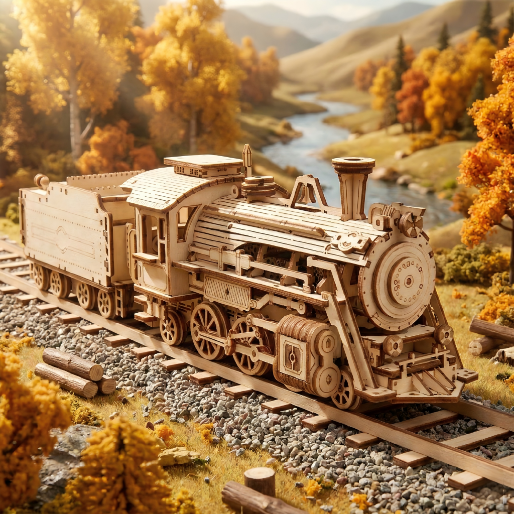Board Game Steam - OUZEY 3D Wooden Constructor arts and