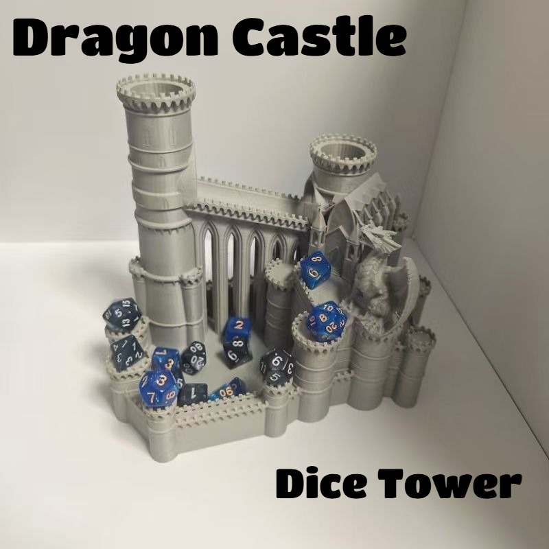 Large Size Dragon Castle Dice  - огляд і ціна Board Game Print