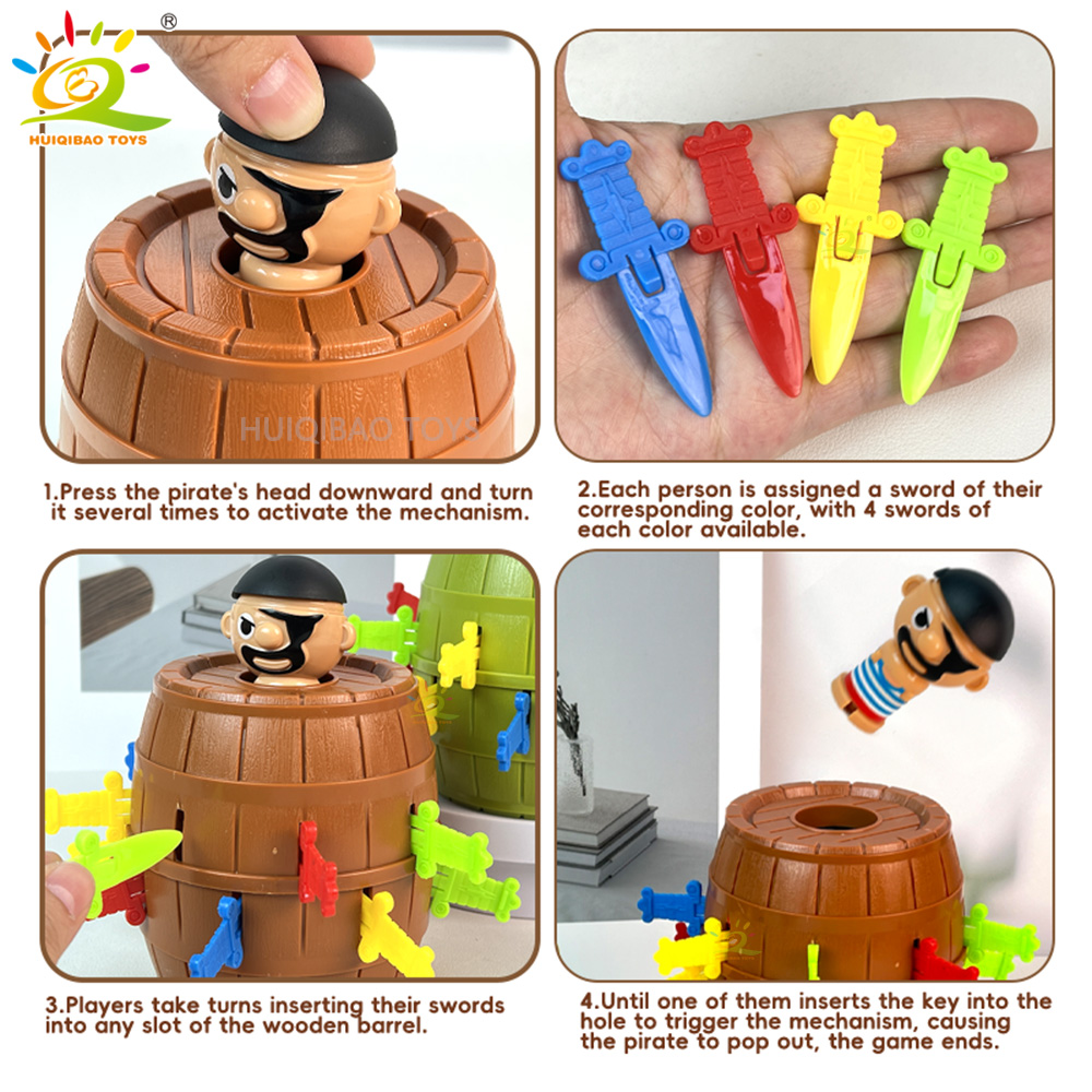 Dinosaur Pirate Bucket Toy Luc - огляд і ціна Board Game Pirates