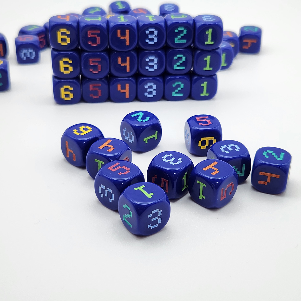 10pcs 14mm 6-Sided rounded 6-c - огляд і ціна Board Game Solo