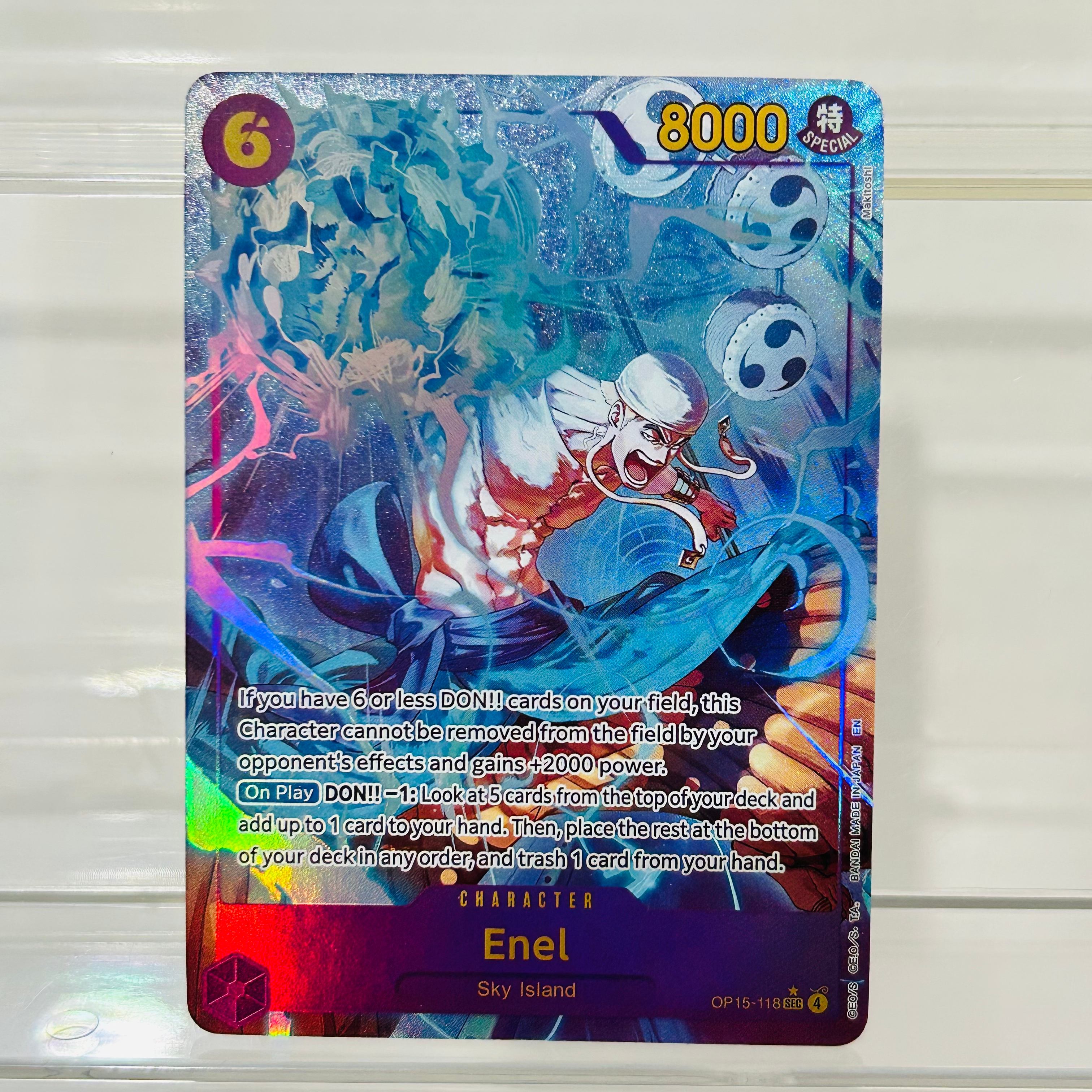 One Piece Enel OP15-118 SEC Ca - огляд і ціна Board Game English