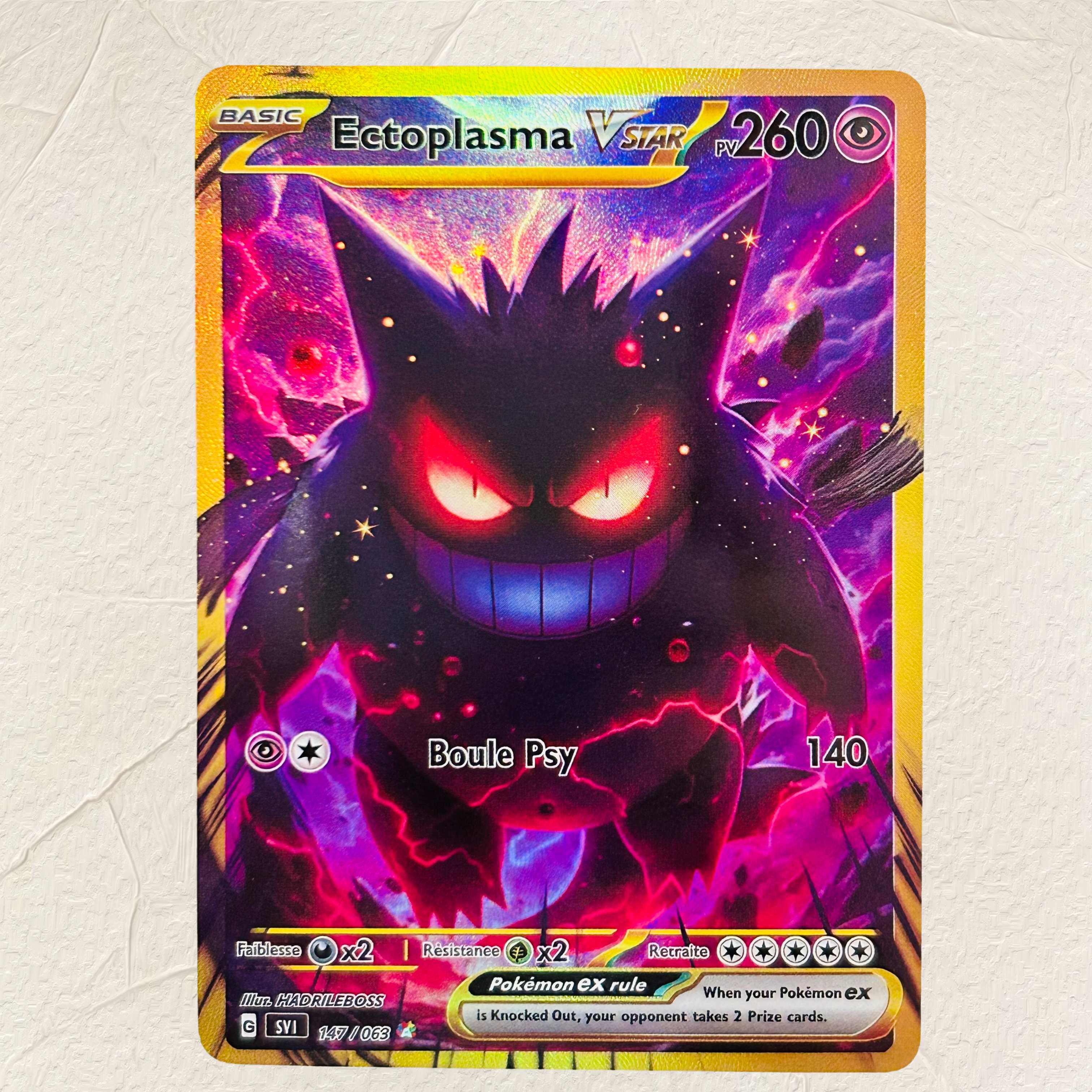DIY Pokemon Gengar VMAX Hologr - огляд і ціна Board Game English