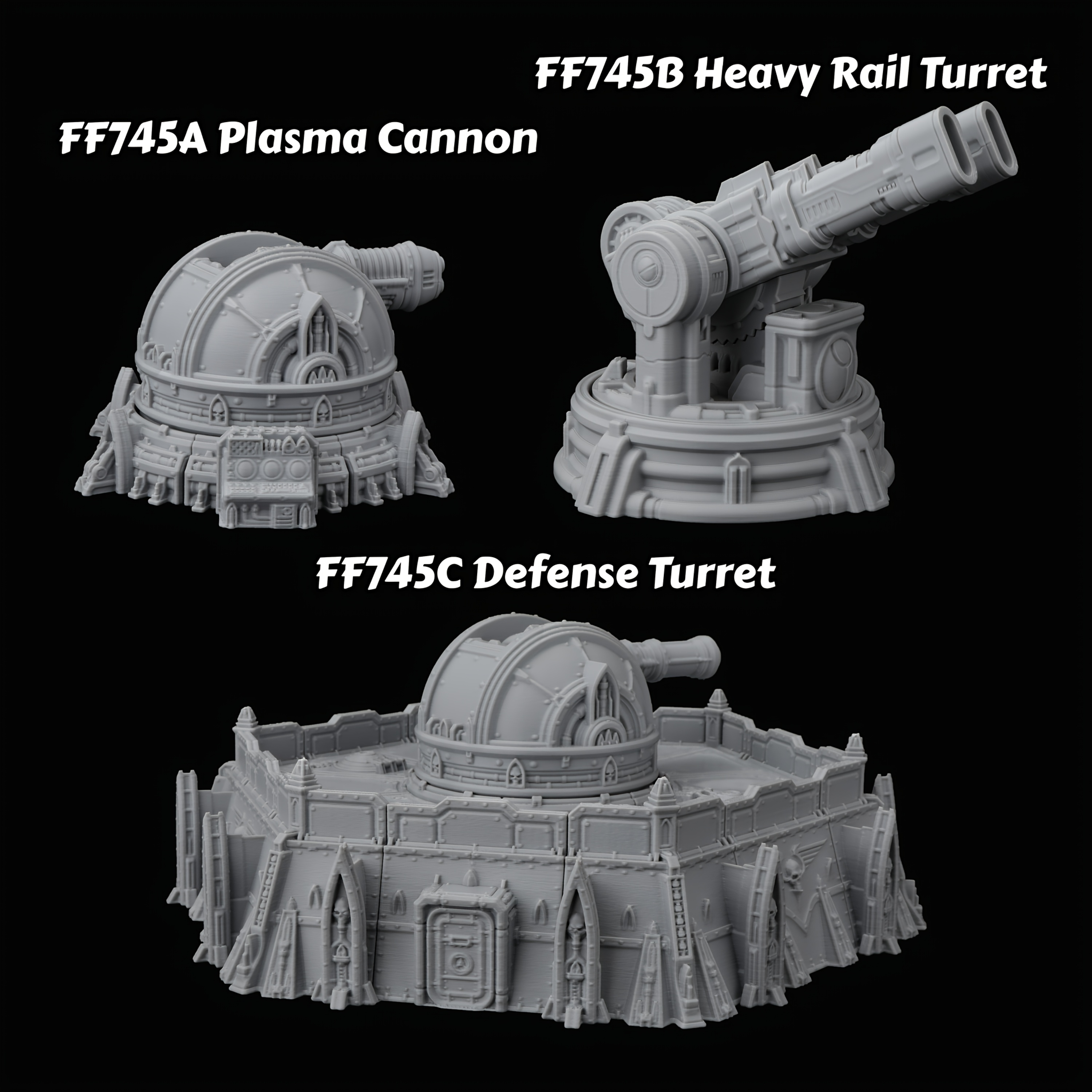 TTRPG Sci-Fi Defense Miniature - огляд і ціна Miniature Terrain Set