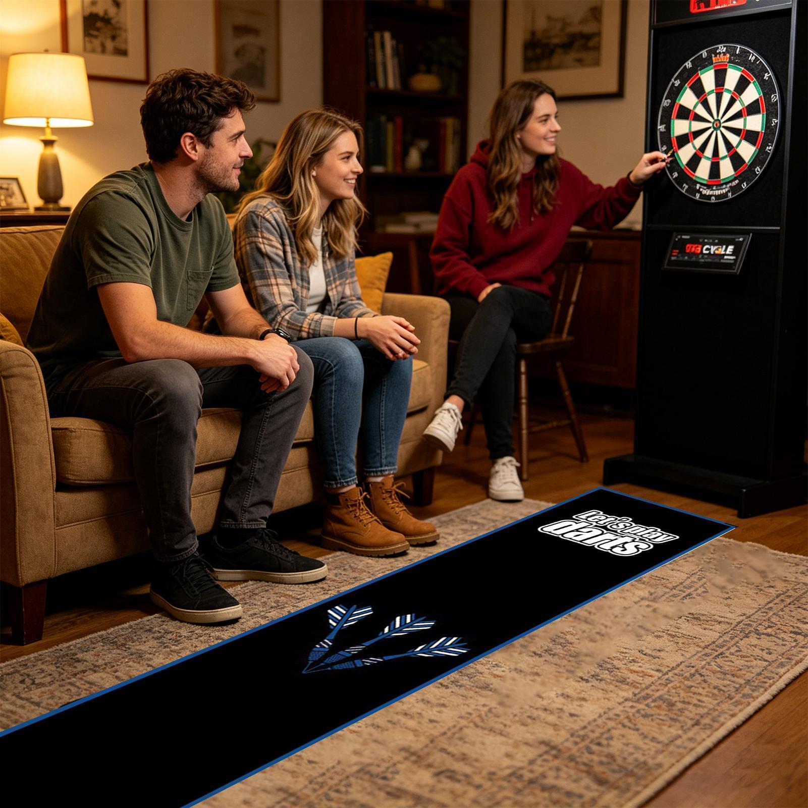 Non Slip Dart Board Floor Mat, - огляд і ціна Board Game Room