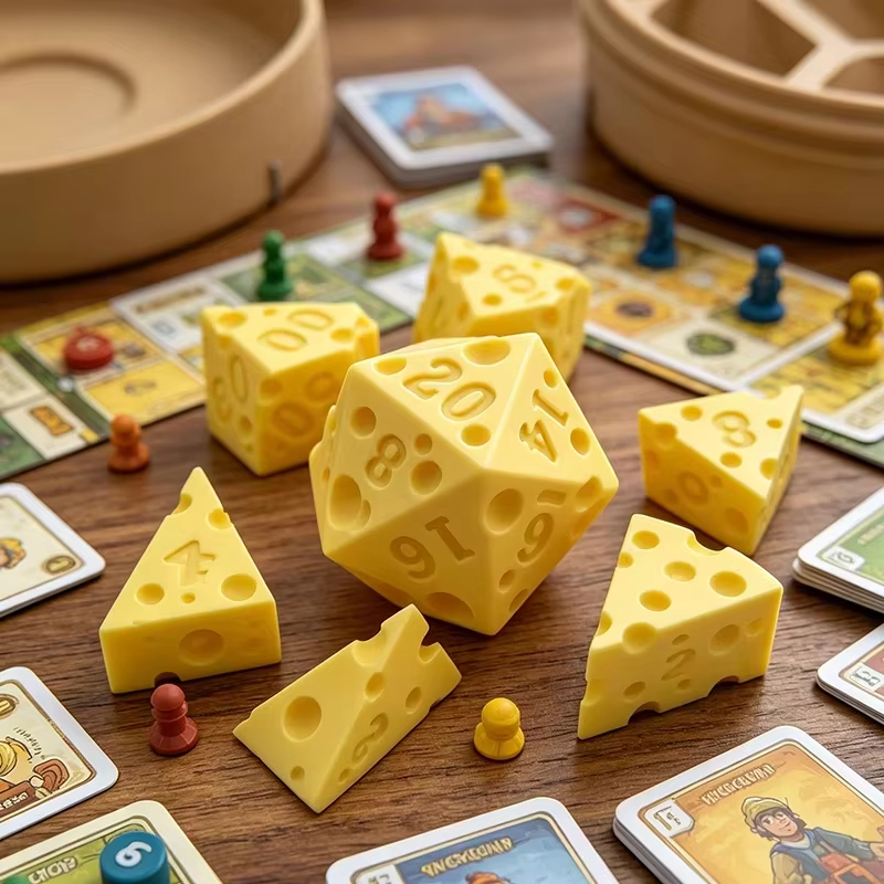 Irregular Cheese Dice Box Orna - огляд і ціна Board Game Print