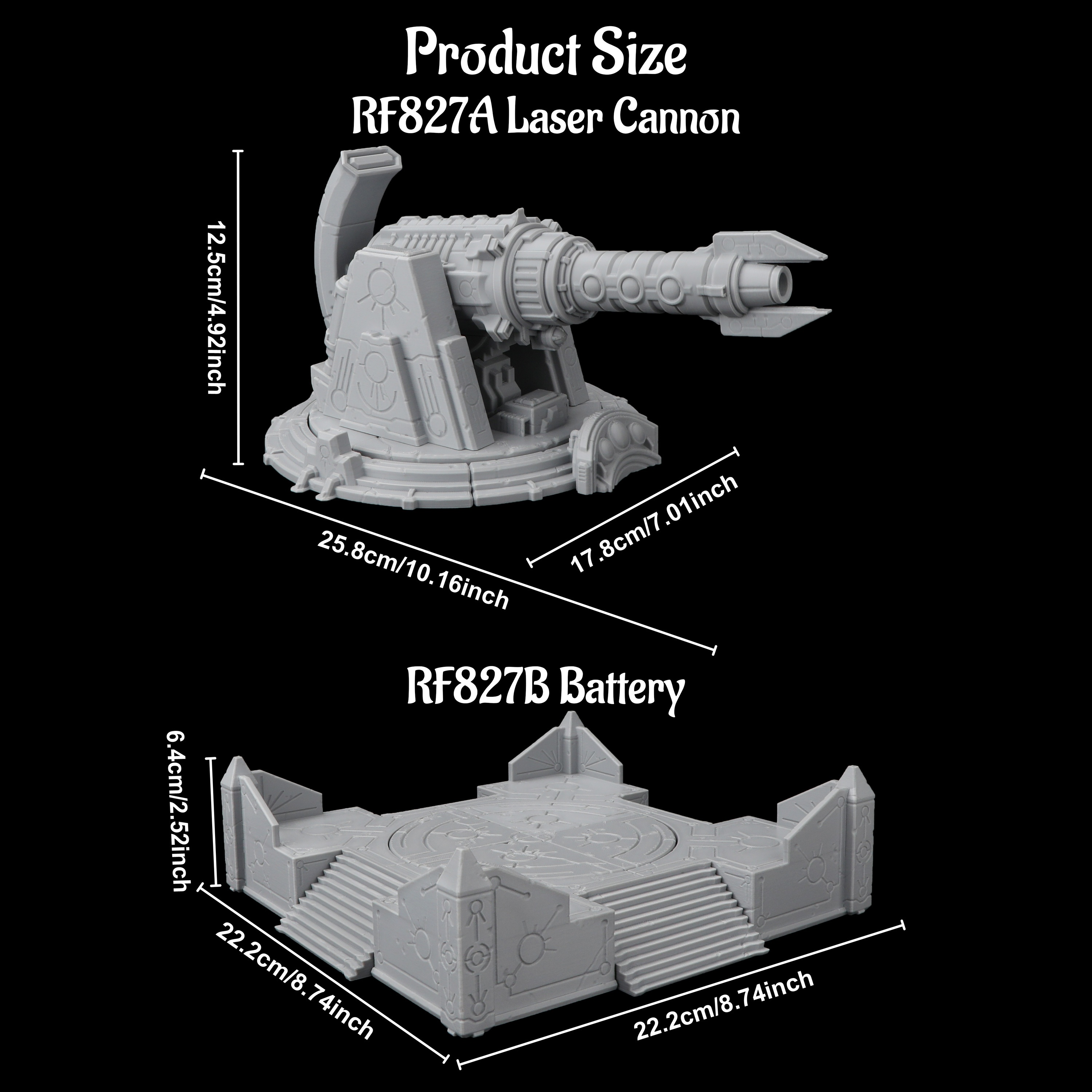 Sci-Fi Base Defense Miniature  - огляд і ціна Miniature Terrain Set