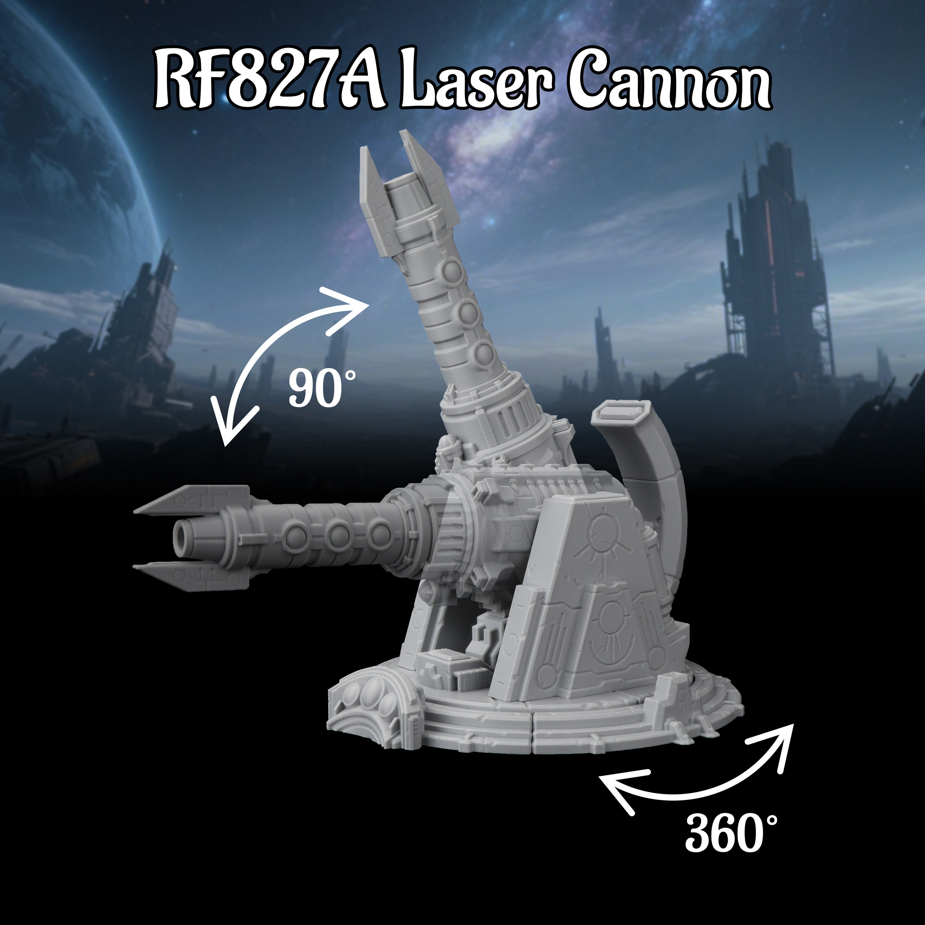 Sci-Fi Base Defense Miniature  - огляд і ціна Miniature Terrain Set