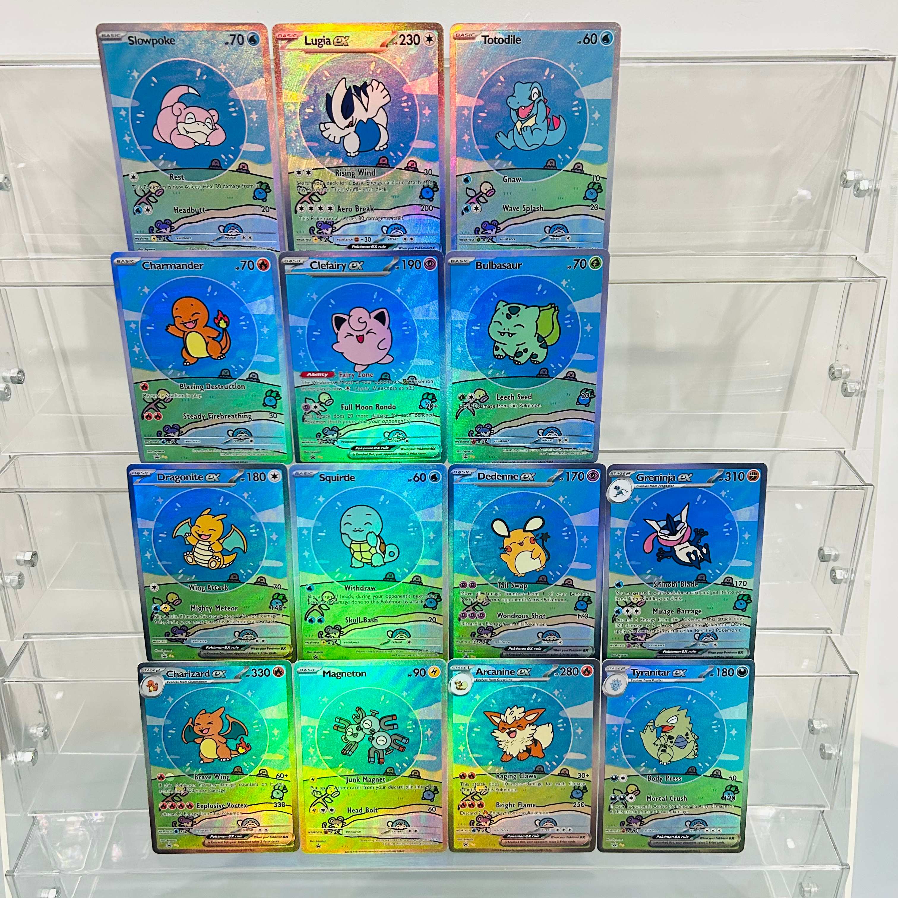 Pokemon 14pcs Cards (Lugia Cha - огляд і ціна Board Game Anime