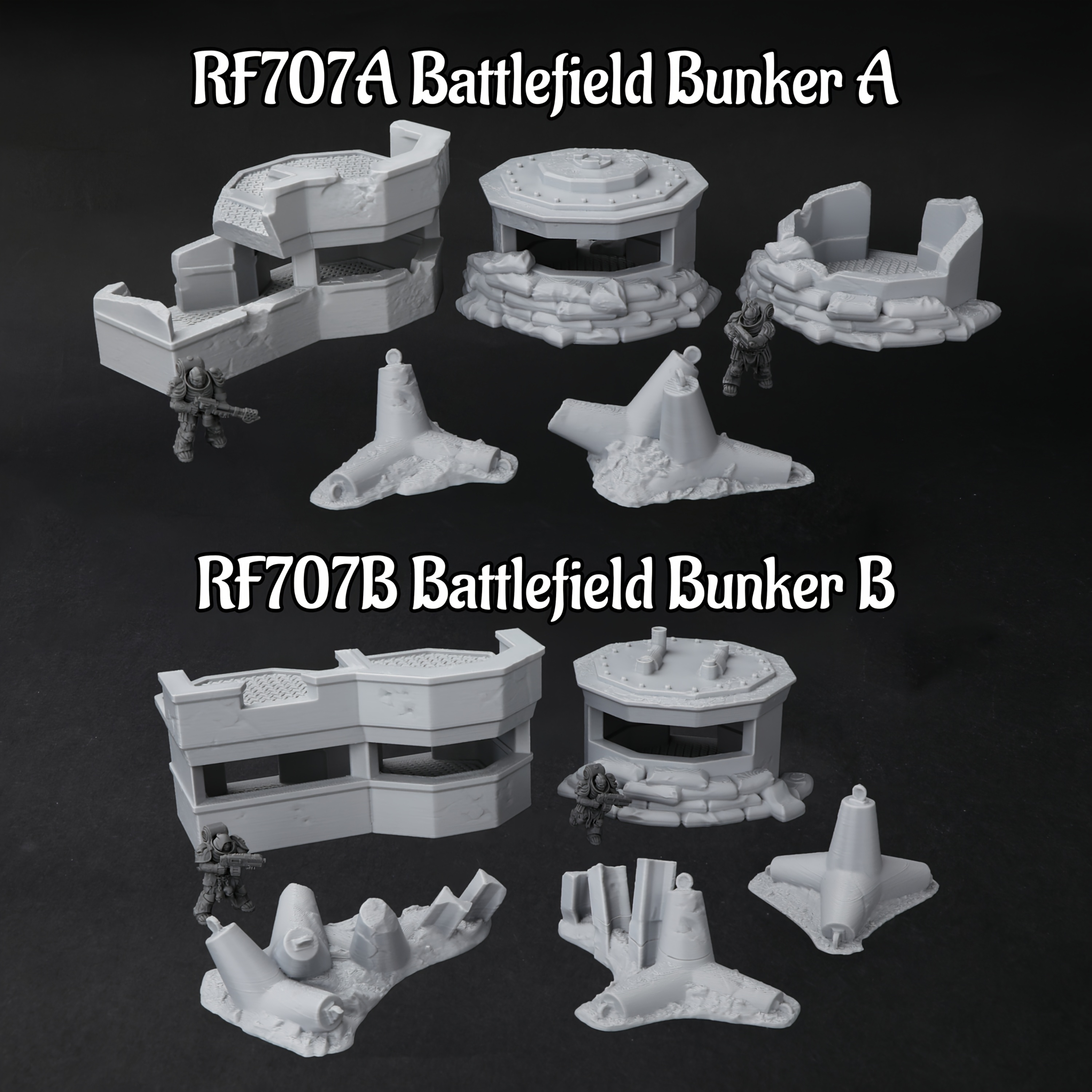 Sci-Fi Modular Battlefield Bun - огляд і ціна Miniature Terrain Set