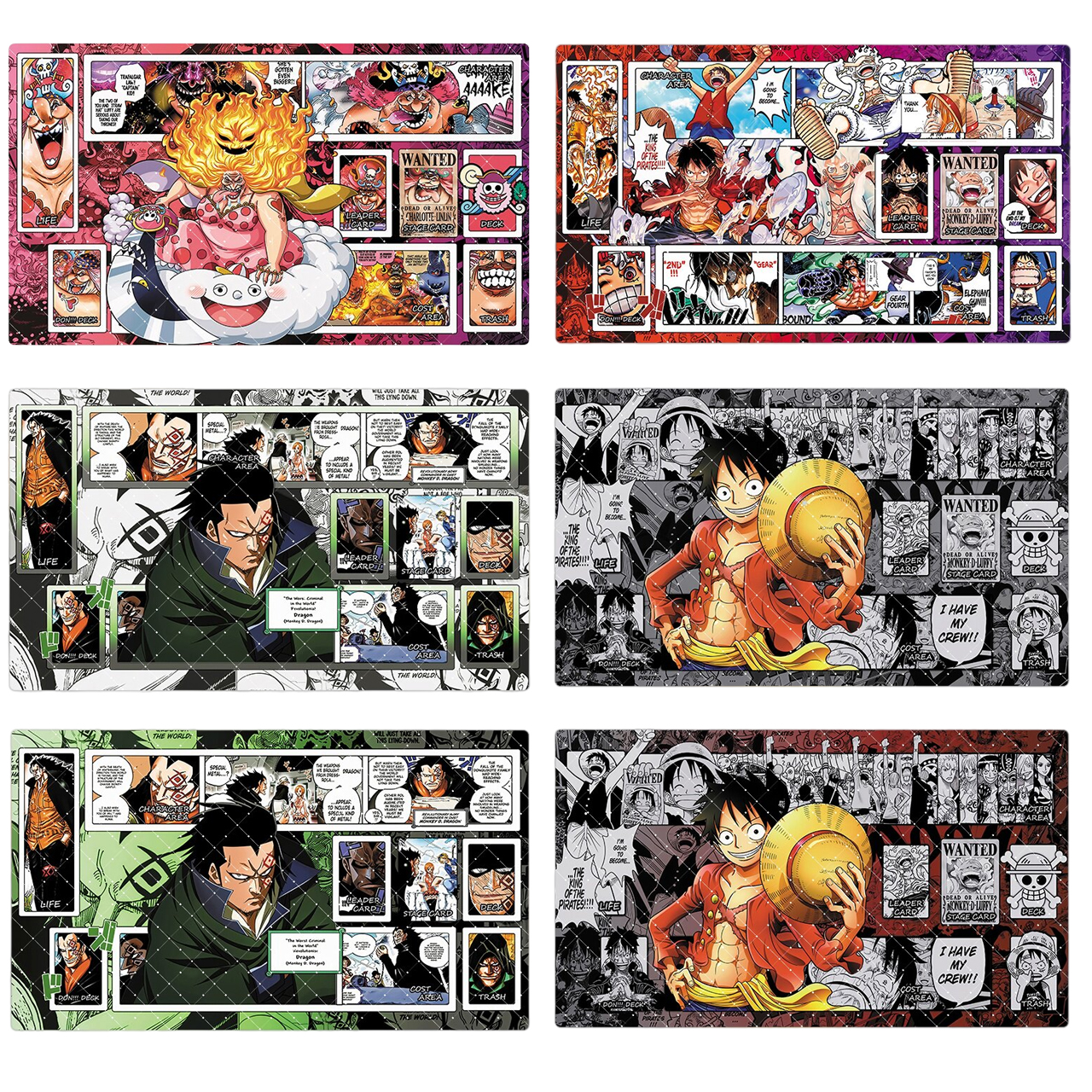 600x350mm One Piece Monkey D.  - огляд і ціна Board Game Solo