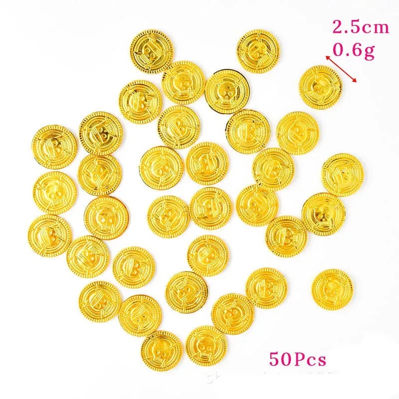 50 Pieces Pirate Gold Plastic  - огляд і ціна Board Game Pirates