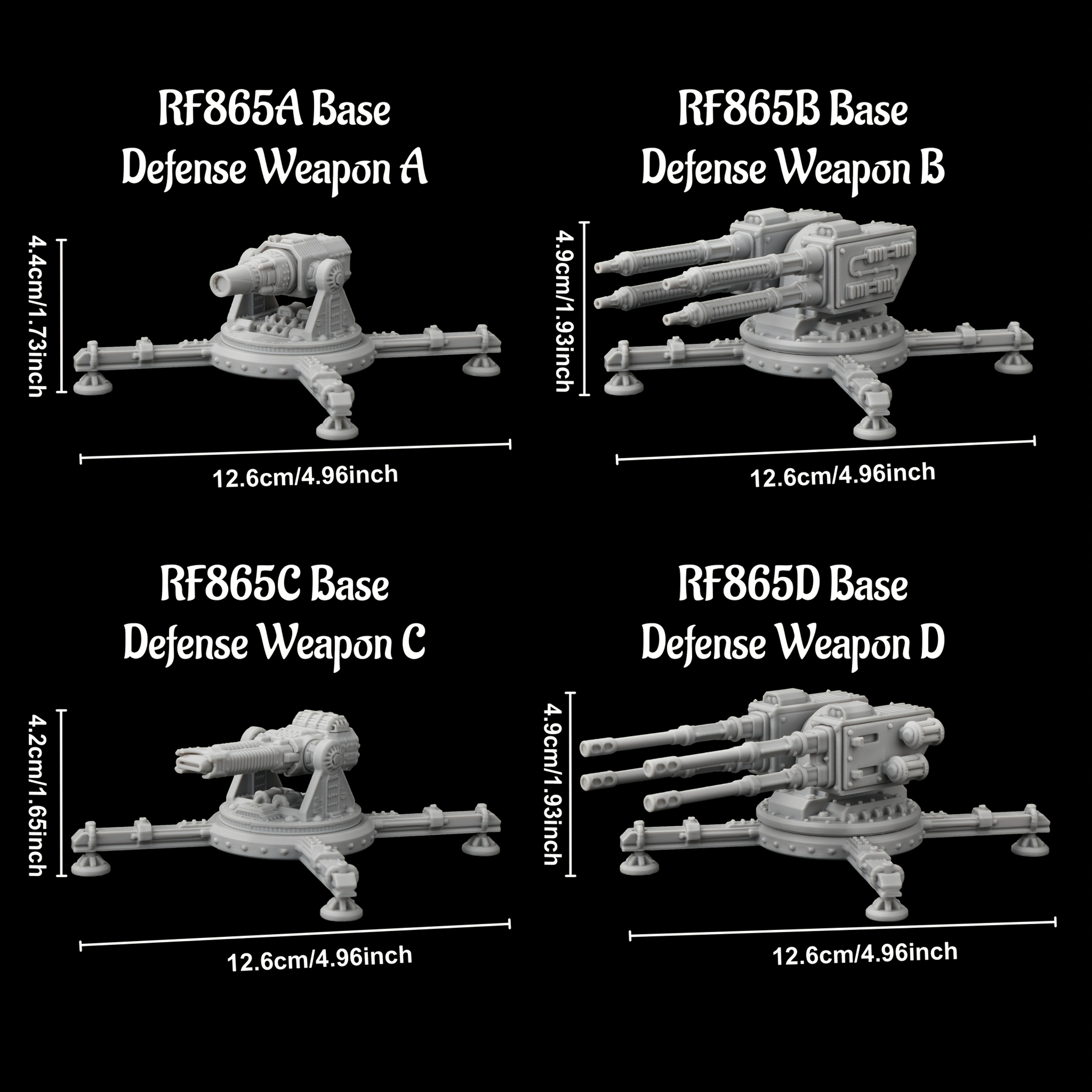Sci-Fi Base Defense Miniature  - огляд і ціна Miniature Terrain Set