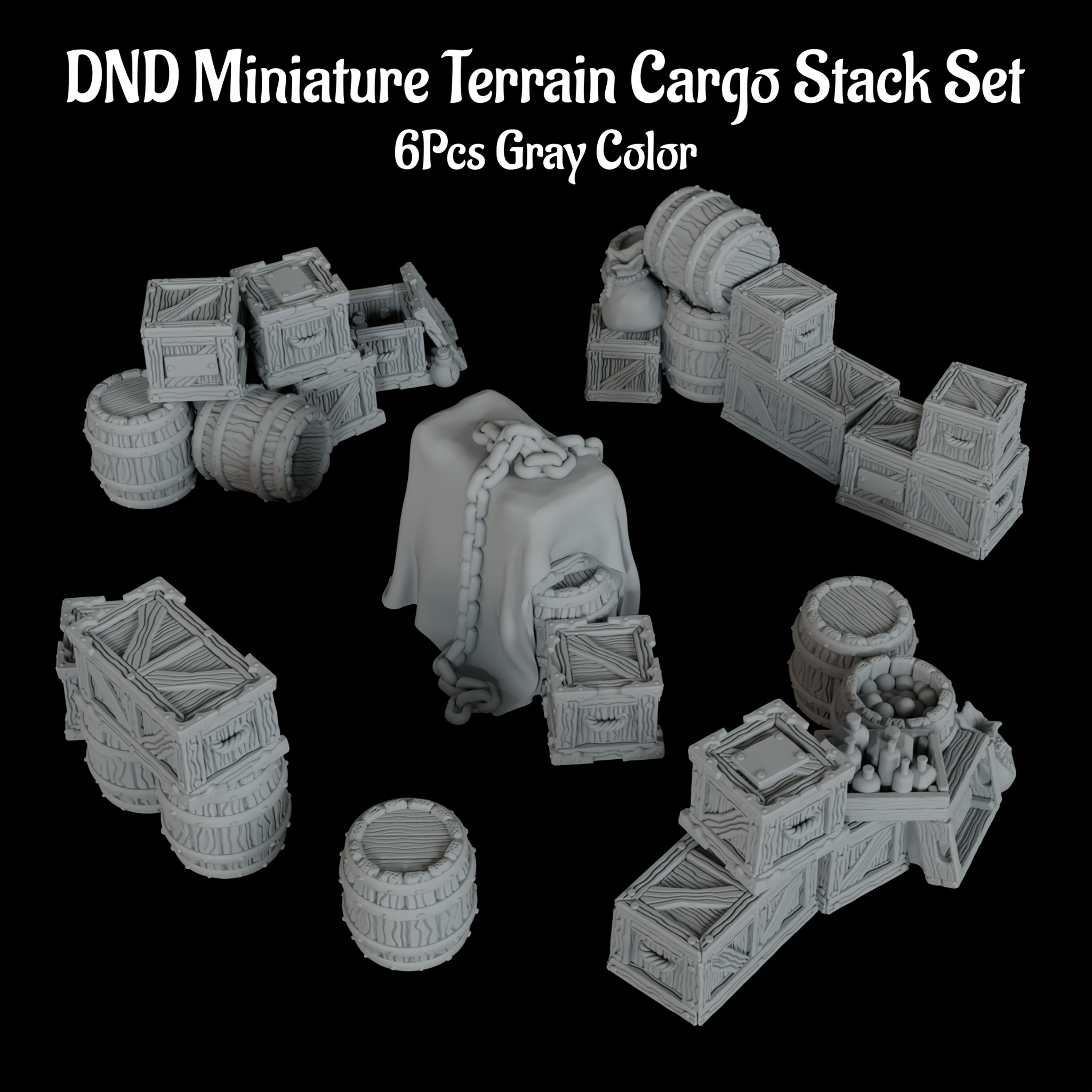 RPG Terrain Accessories, RPG M - огляд і ціна Miniature Terrain Set