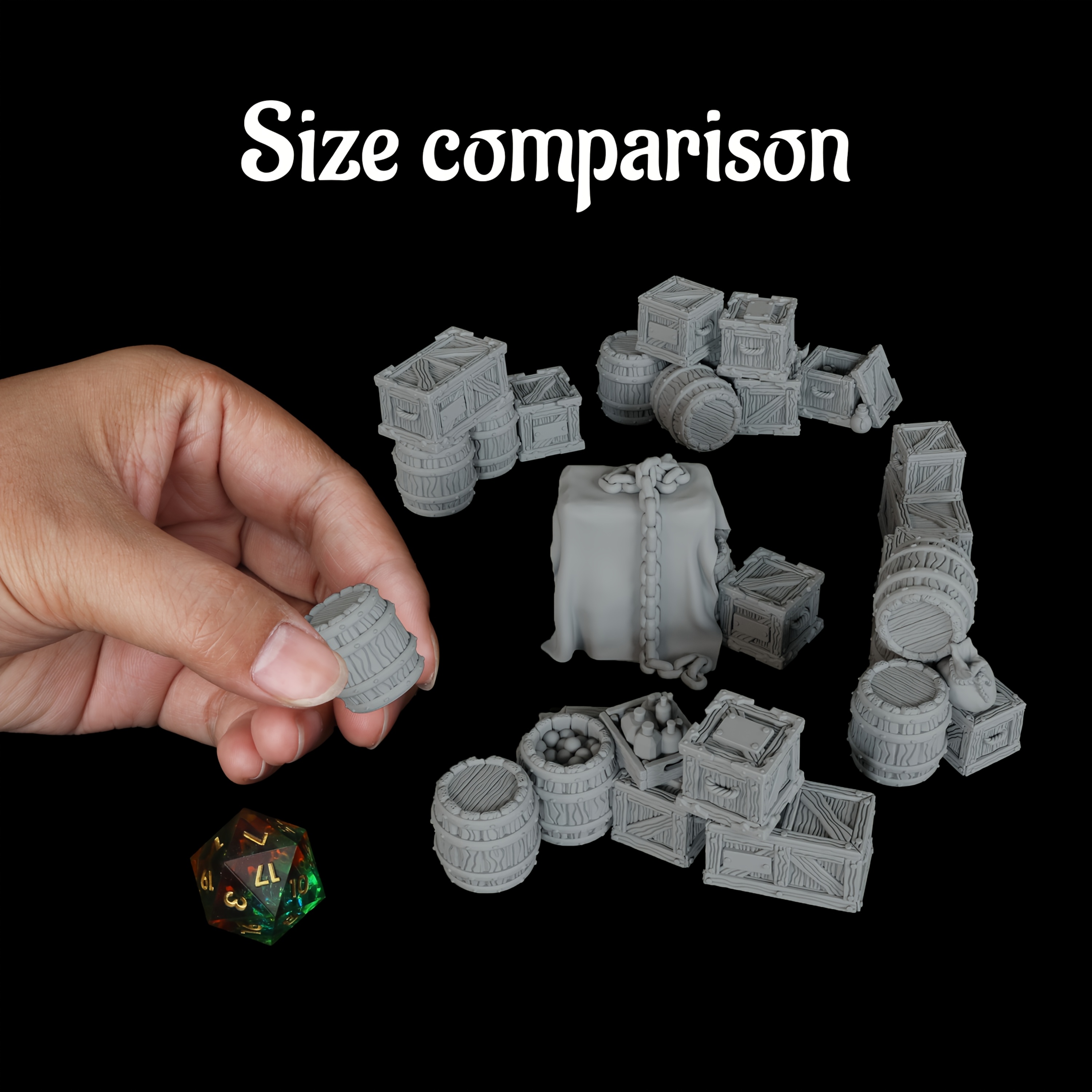 RPG Terrain Accessories, RPG M - огляд і ціна Miniature Terrain Set