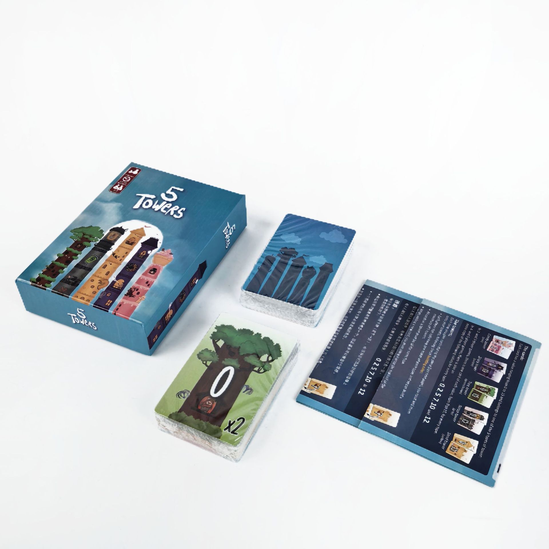 5 Towers Strategy Stacking Tow - огляд і ціна Board Game For 5 Players