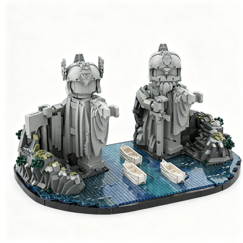 4182pcs MOC Argonath Pillars K - огляд і ціна Board Game Jumanji