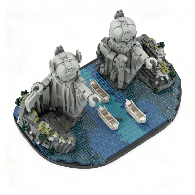 4182pcs MOC Argonath Pillars K - огляд і ціна Board Game Jumanji