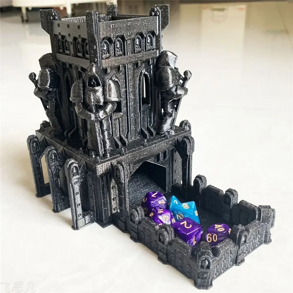3D Printed Castle Dice Tower T - огляд і ціна Board Game Print