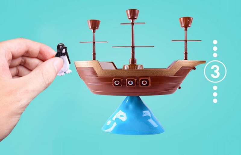 Pirate Ship Balance Game Littl - огляд і ціна Board Game Pirates