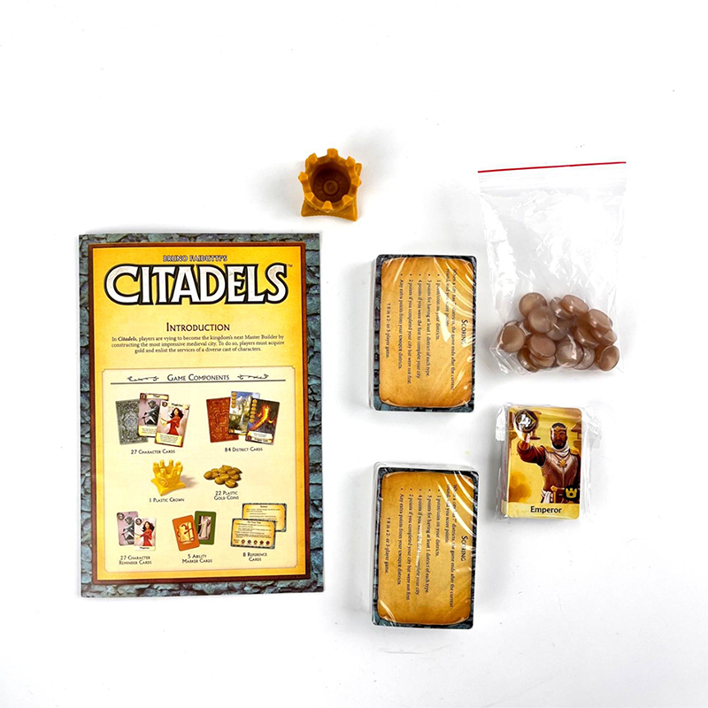 Citadels  Revised Edition Clas - огляд і ціна Board Game Solo