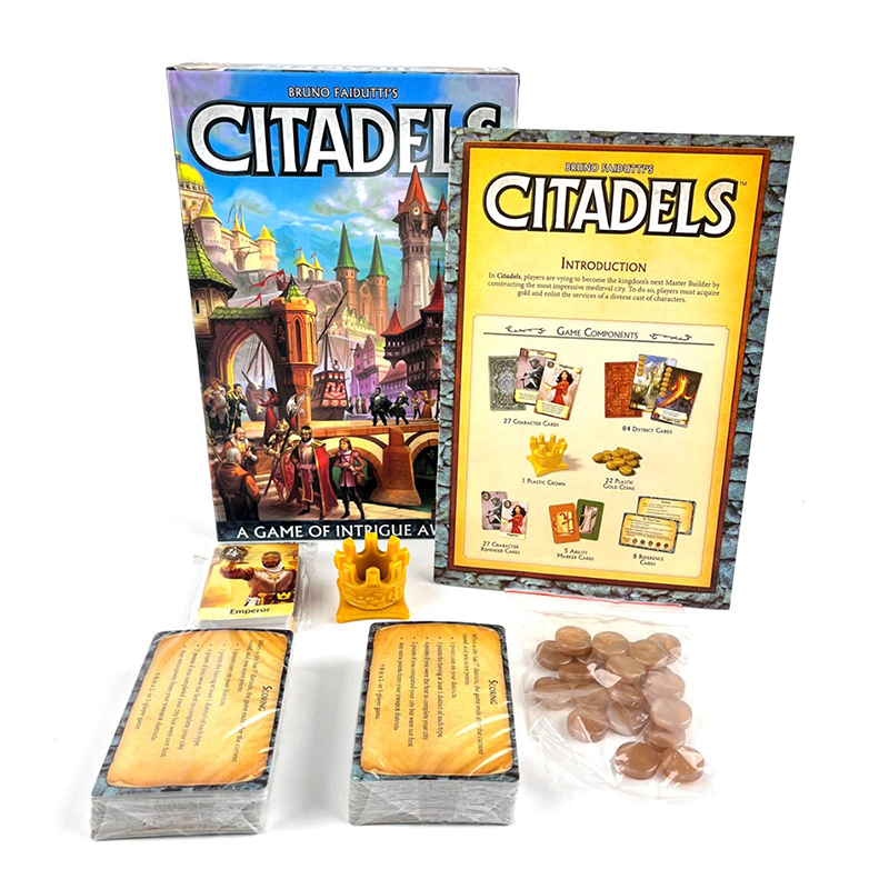Citadels  Revised Edition Clas - огляд і ціна Board Game Solo