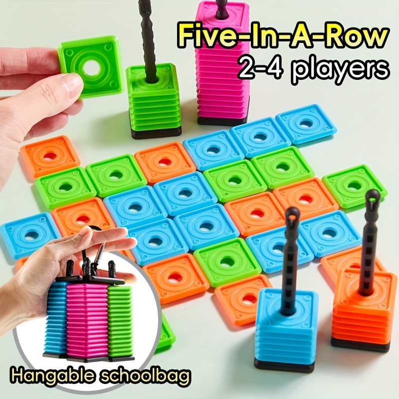 5 In A Row Strategy Board Game - огляд і ціна Board Game For 5 Players