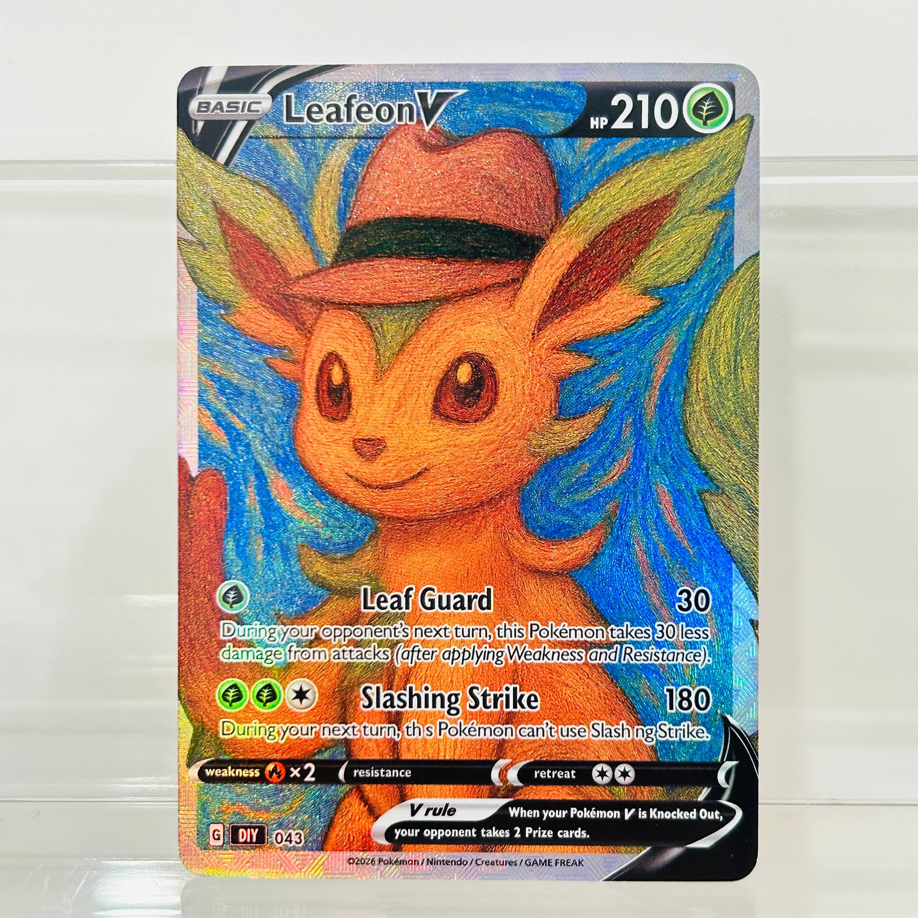 Pokemon Leafeon V 043 English  - огляд і ціна Board Game English