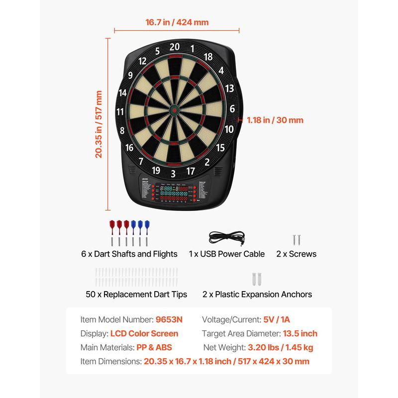 Digital Dart Center 13.5 Inch  - огляд і ціна Board Game Room