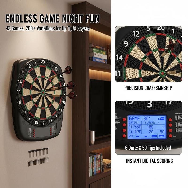 Digital Dart Center 13.5 Inch  - огляд і ціна Board Game Room