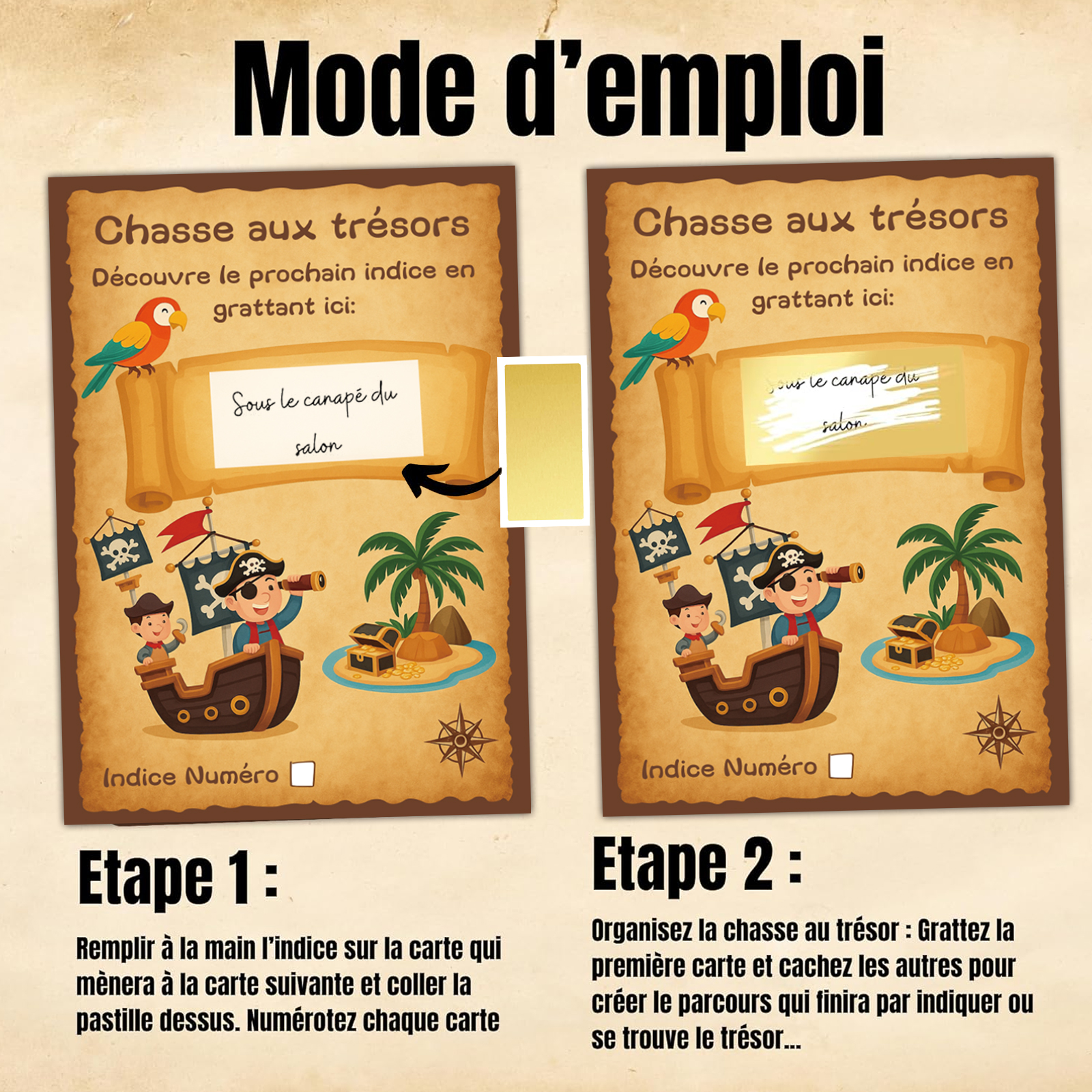 12pcs Pirate themed Treasure H - огляд і ціна Board Game Pirates