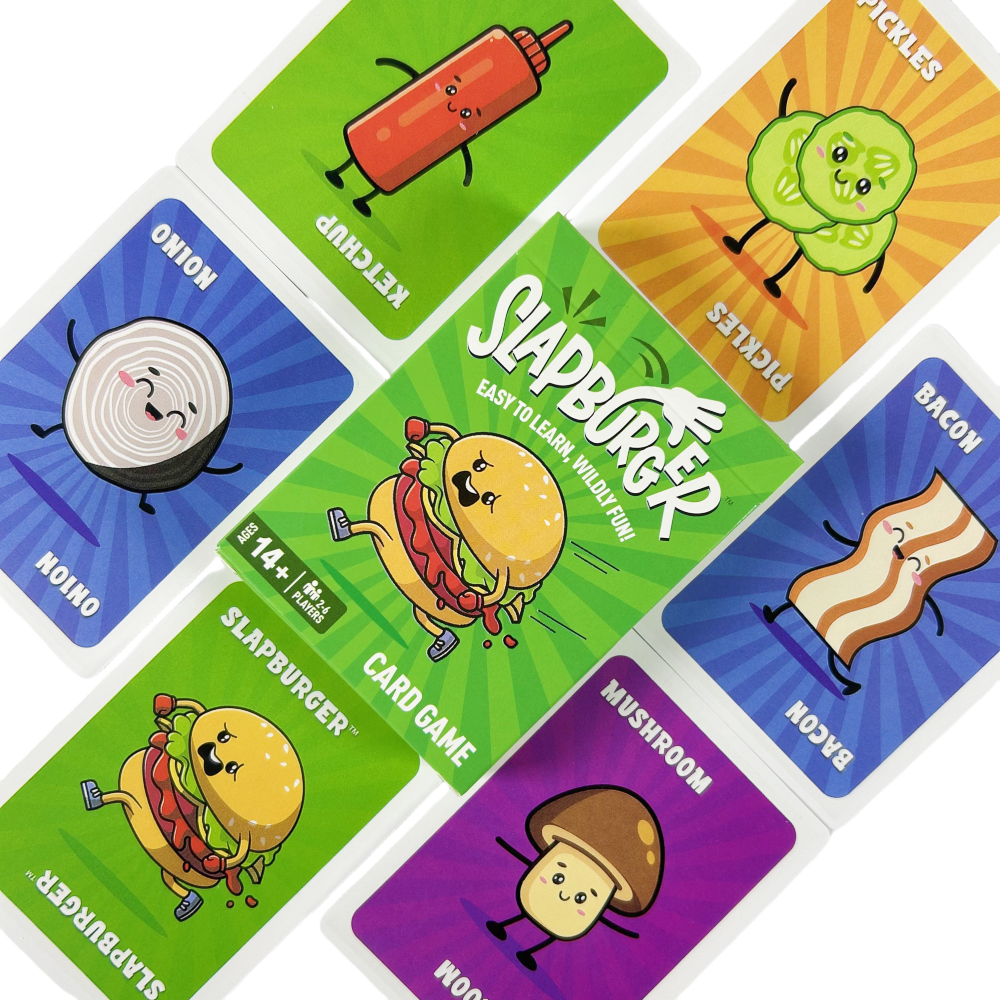Slapburger Card Game Families  - огляд і ціна Board Game Bang