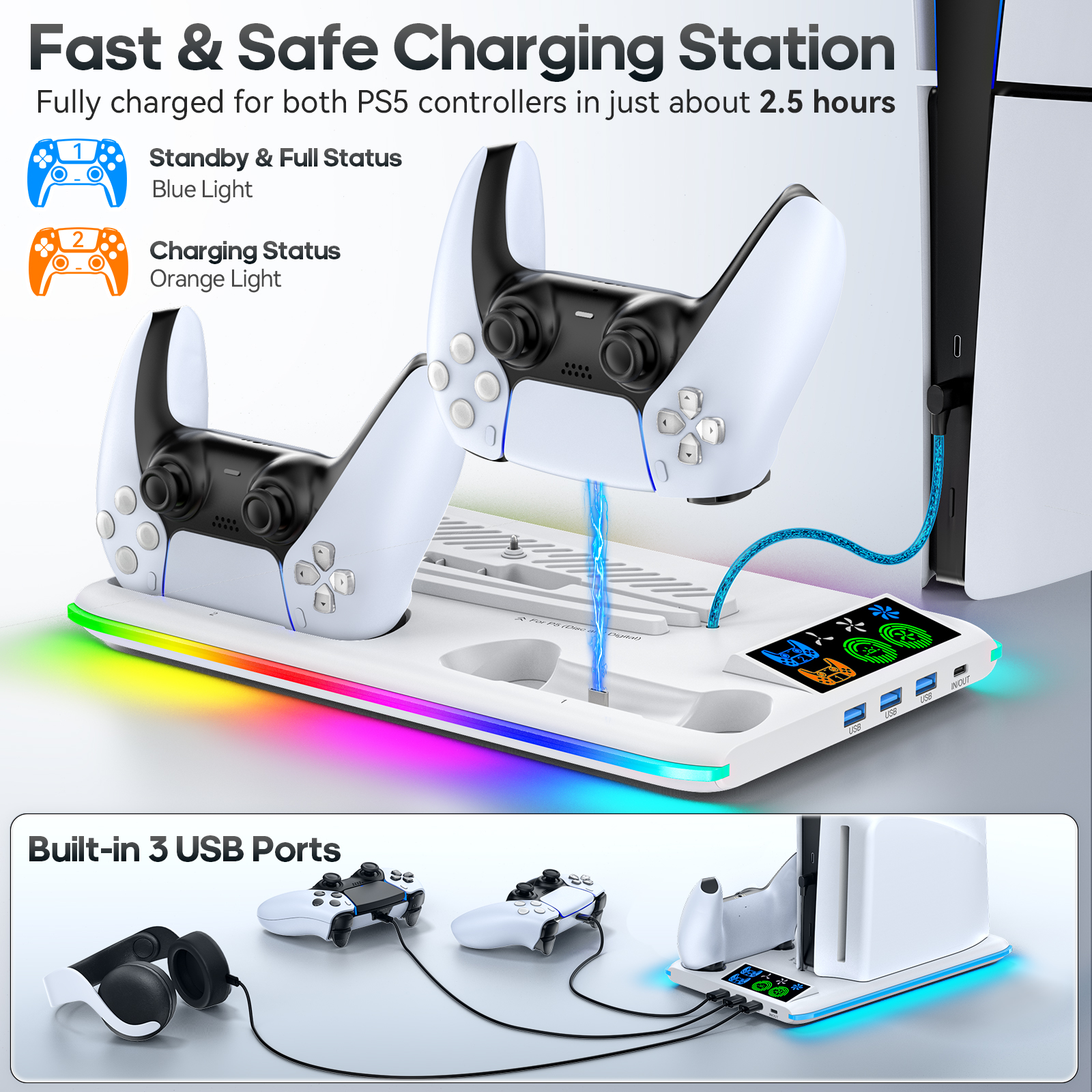 Game Stand For Sony PS5 Consol - огляд і ціна Board Game For 5 Players