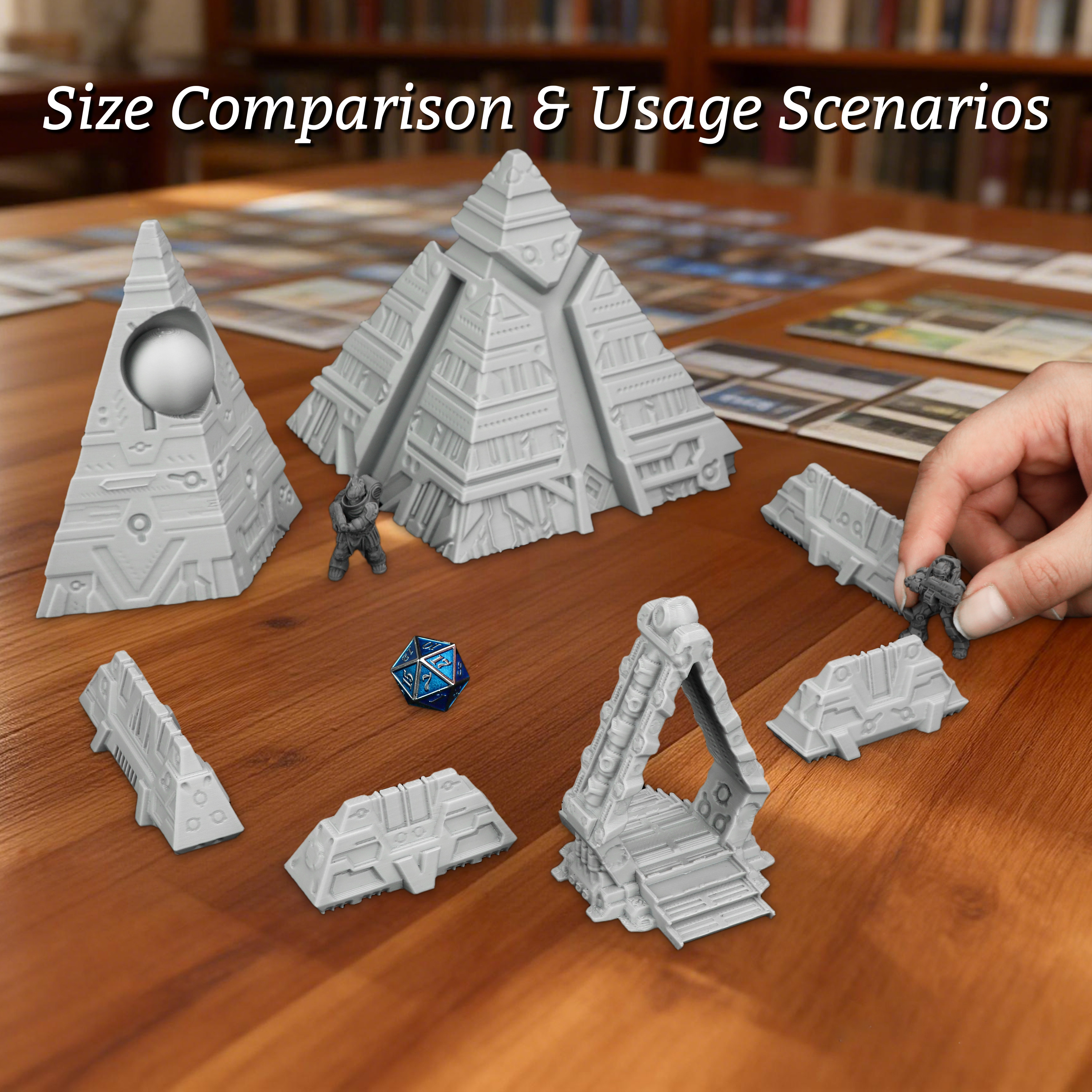 Sci-Fi Terrain Scene Miniature - огляд і ціна Miniature Terrain Set