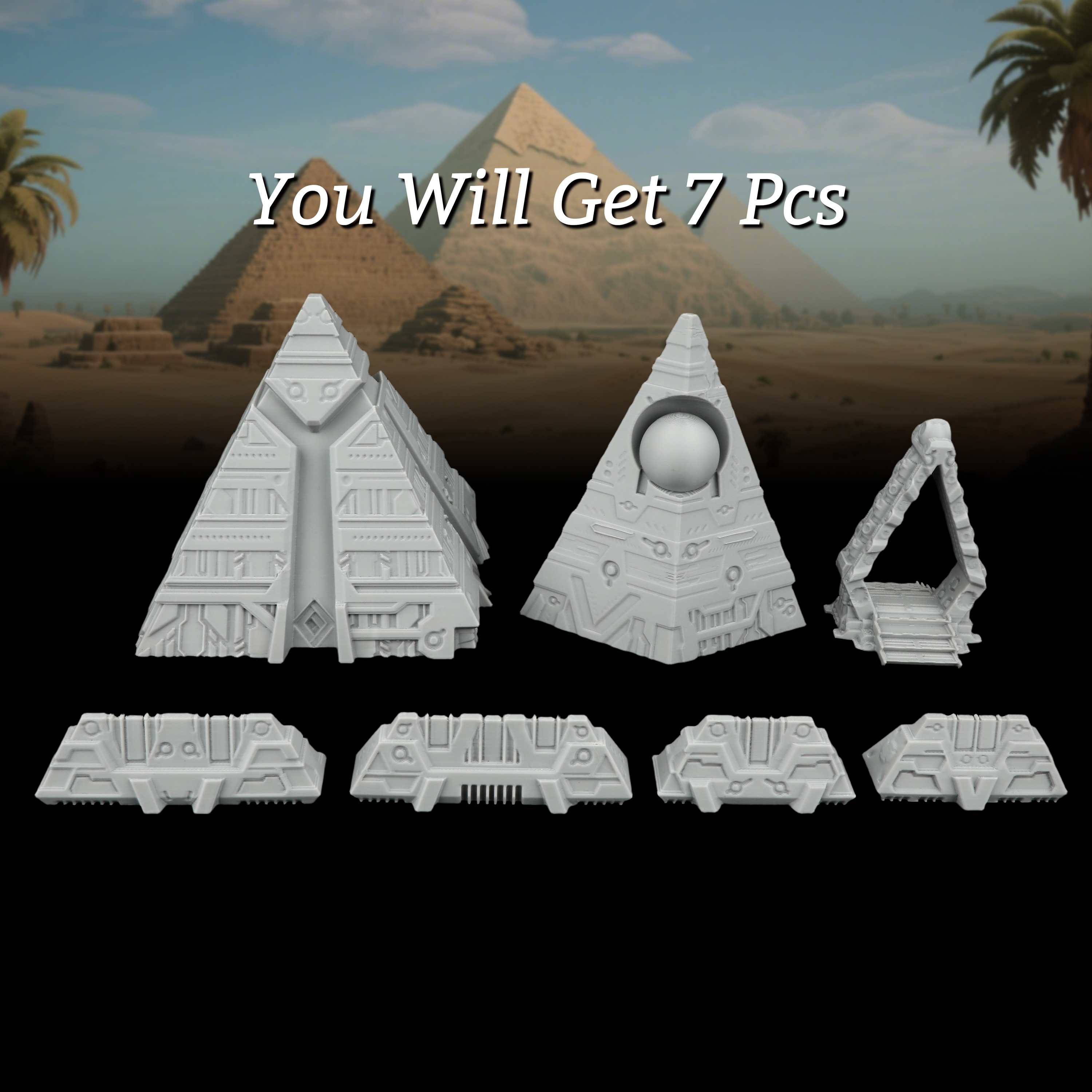 Sci-Fi Terrain Scene Miniature - огляд і ціна Miniature Terrain Set