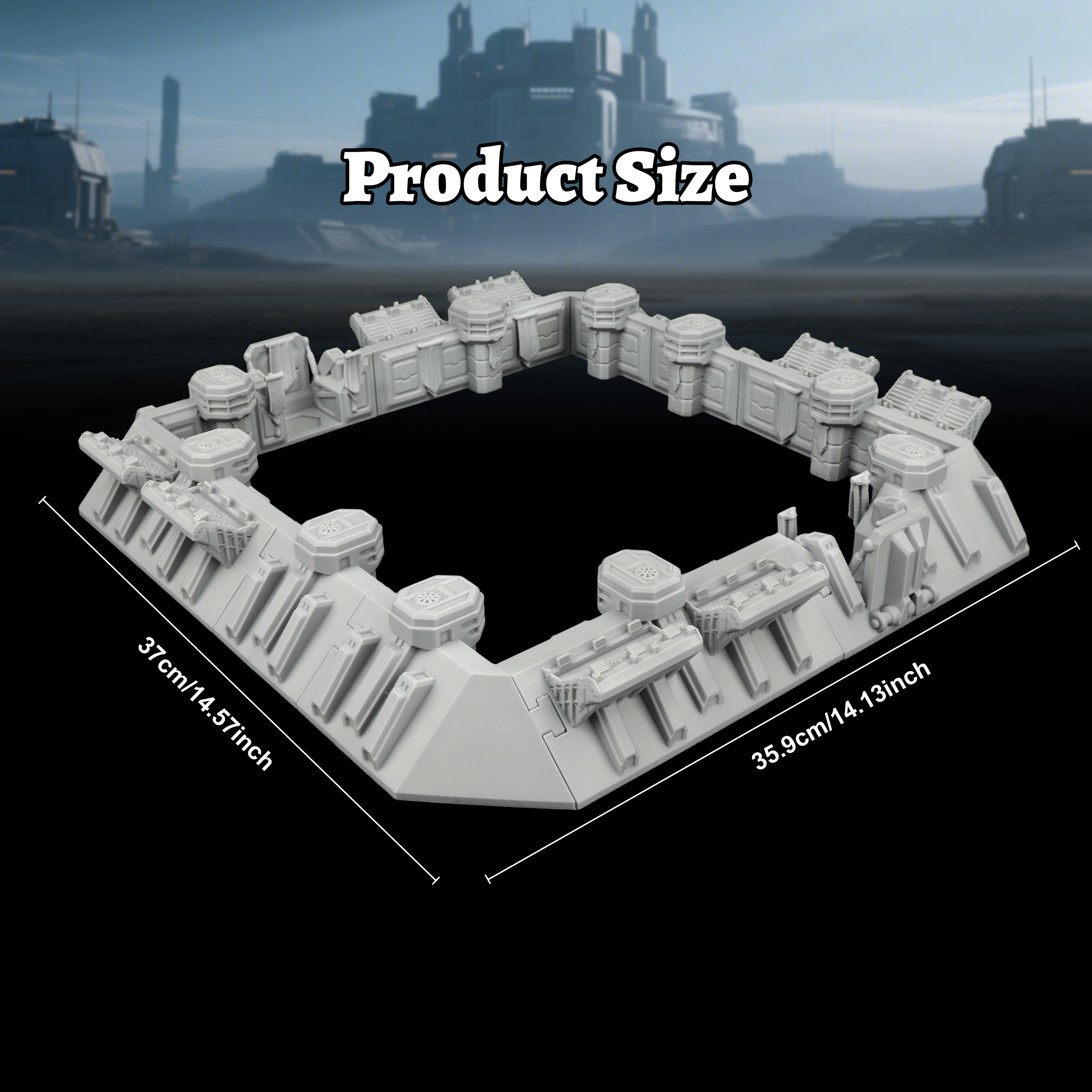 Sci-Fi Arena Terrain Set - Gre - огляд і ціна Miniature Terrain Set