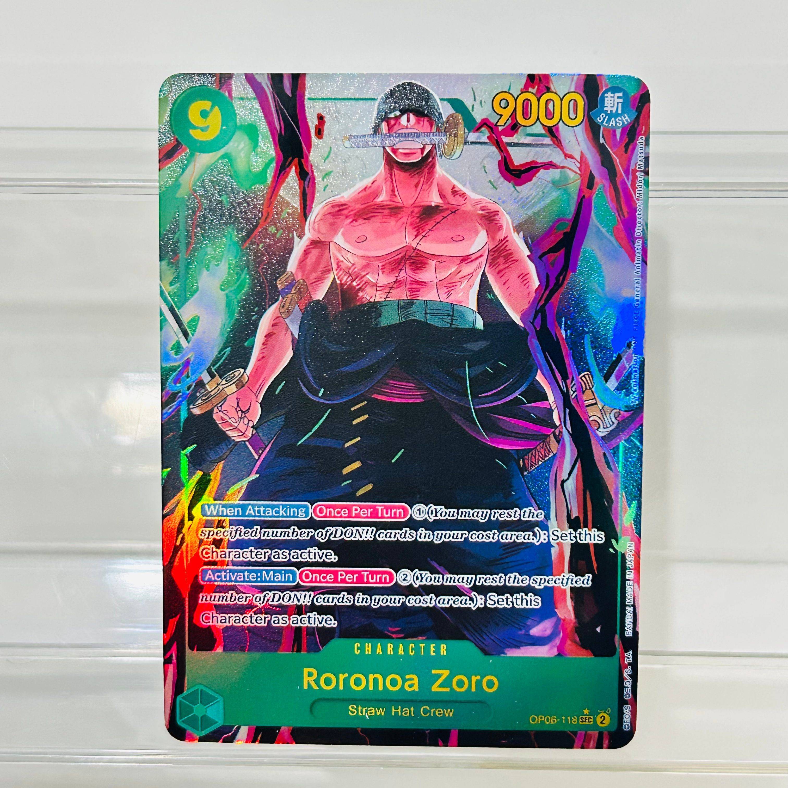One Piece Roronoa Zoro OP06-11 - огляд і ціна Board Game Anime