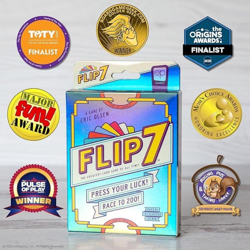 Flip 7 Board Game Party Card G - огляд і ціна Board Game Bang