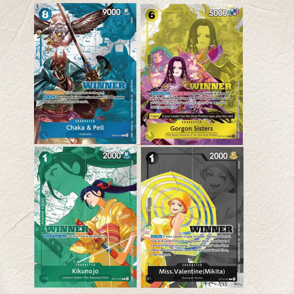 One Piece Chaka&Pell Gorgon Si - огляд і ціна Board Game Anime