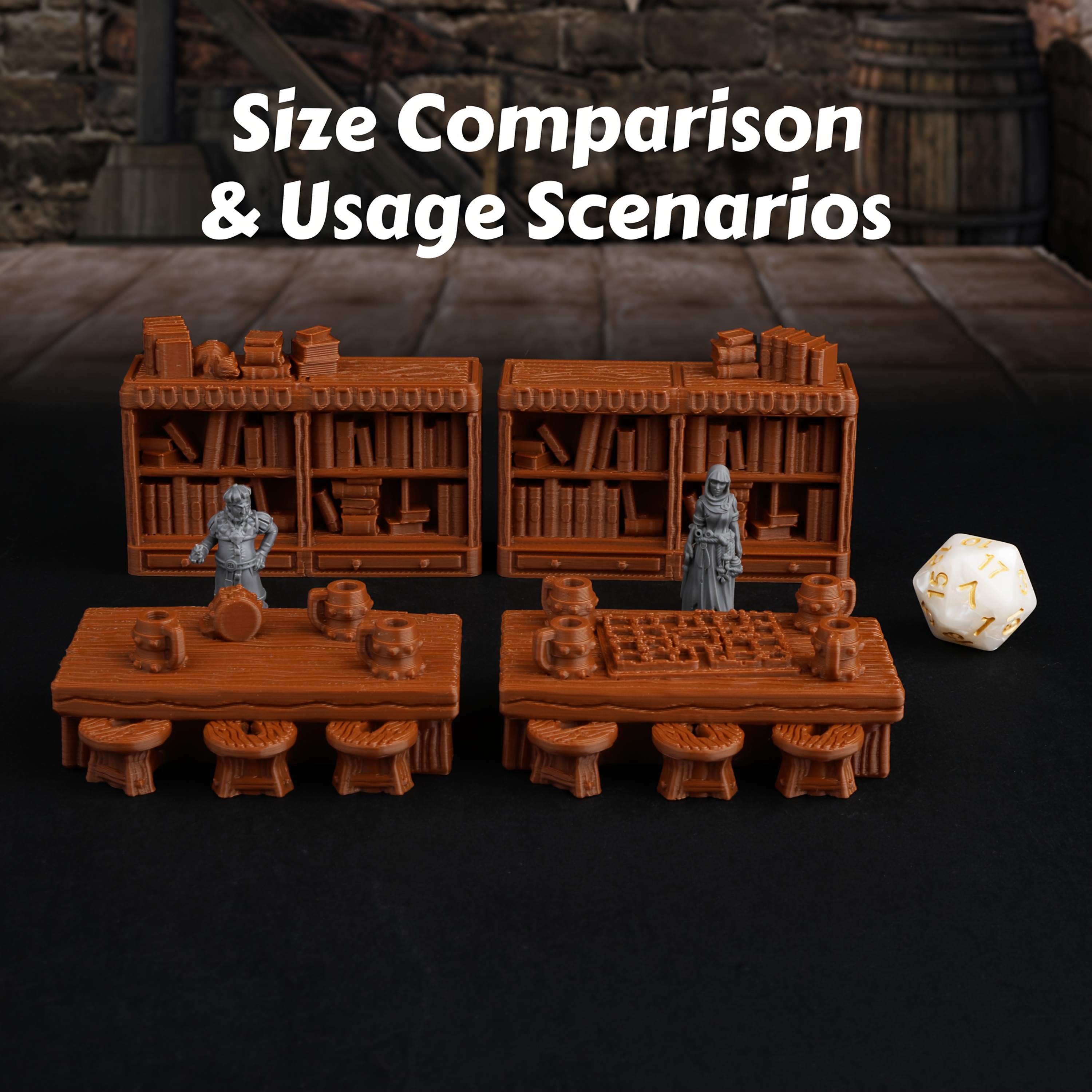 RPG Furniture Miniature Terrai - огляд і ціна Miniature Terrain Set