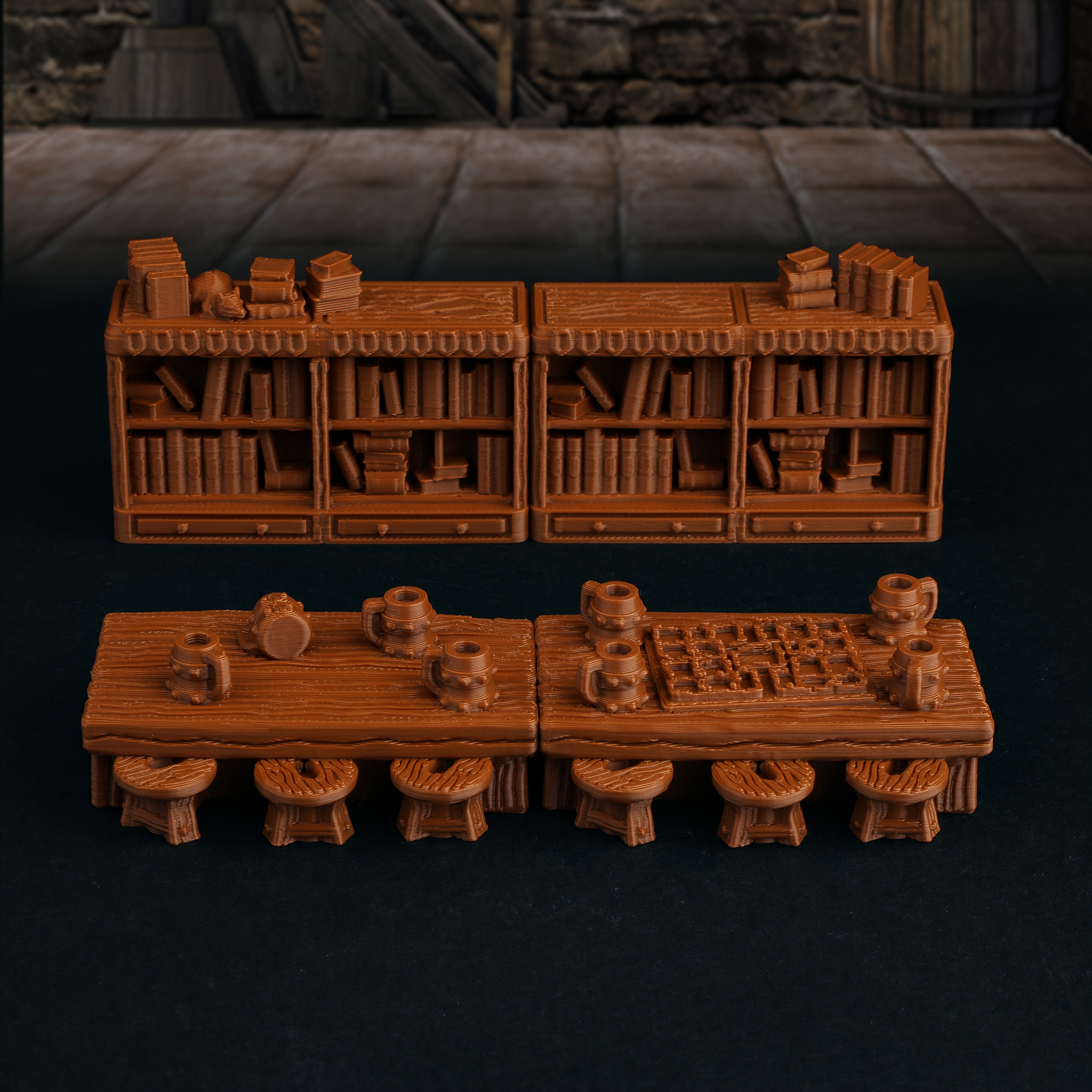 RPG Furniture Miniature Terrai - огляд і ціна Miniature Terrain Set