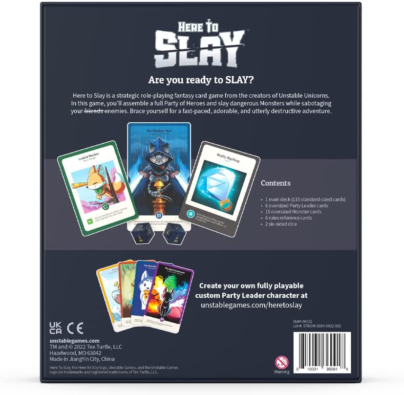 Unstable Games Here to Slay Ca - огляд і ціна Board Game Pirates