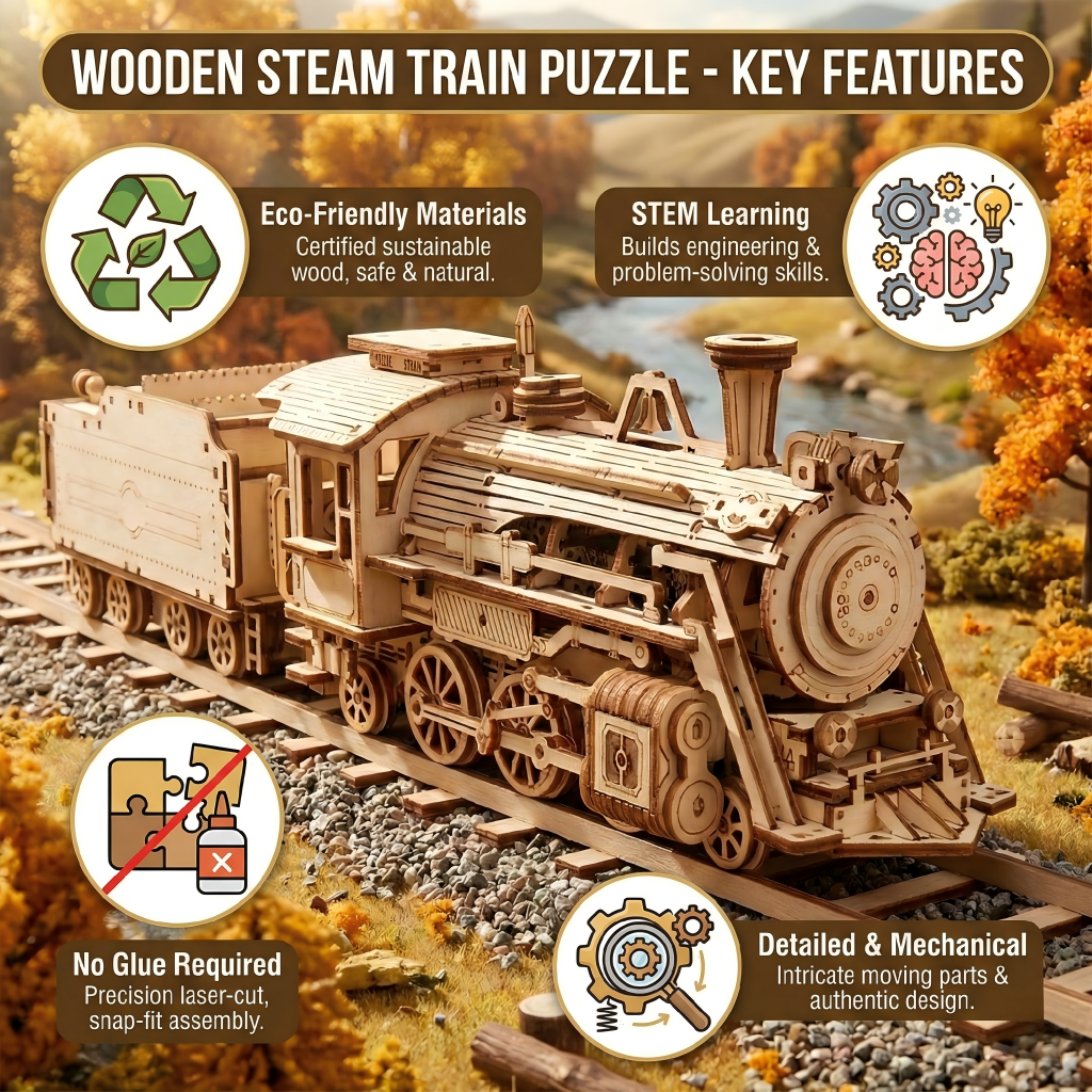 OUZEY 3D Wooden Constructor ar - огляд і ціна Board Game Steam