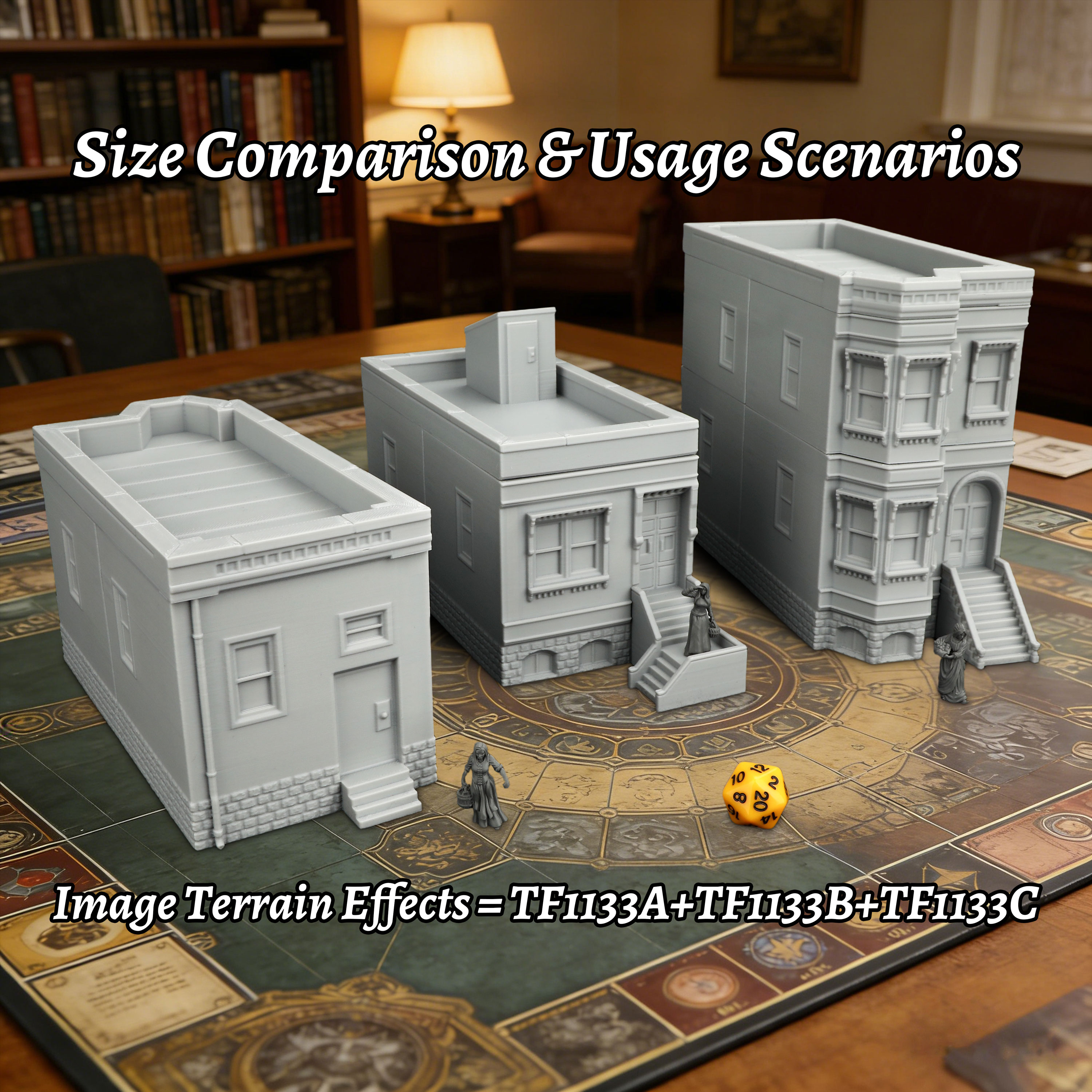 Miniature Modular Buildings Se - огляд і ціна Miniature Terrain Set